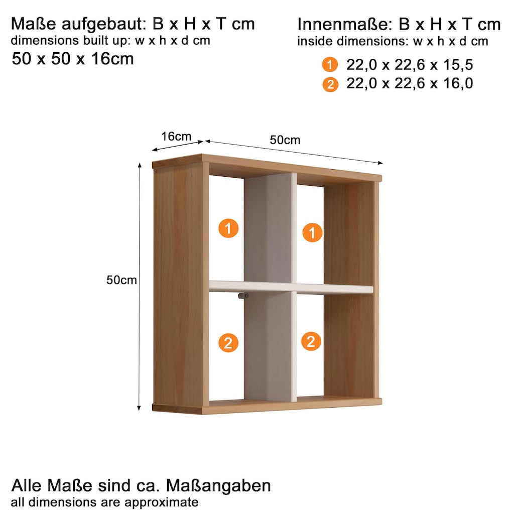 INTER-FURN Wandregal »Mestre«