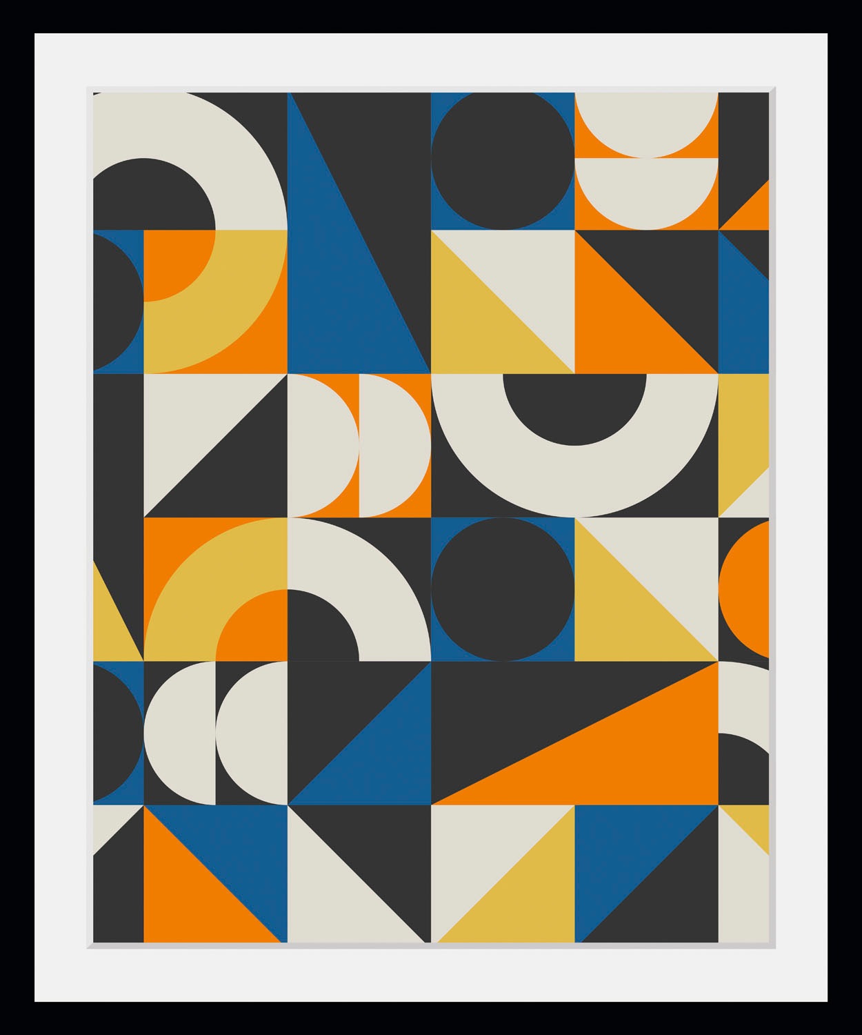 queence Bild »Adrian« Abstrakt | Figuren | Kunst | Zeichen 1 Stk. tlg. HD Premium Poster-Druck inkl. Holzrahmen