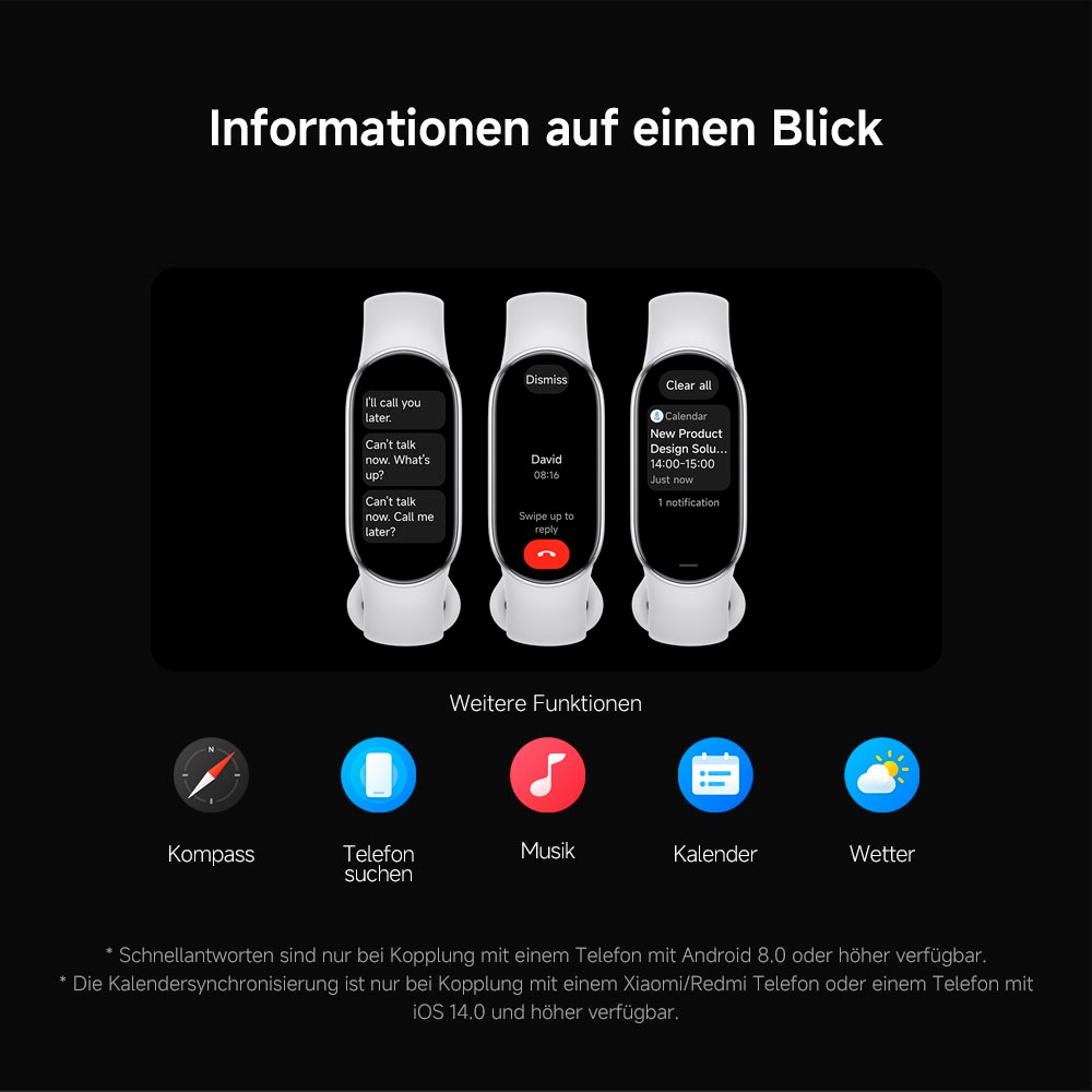 Xiaomi Fitness-Tracker »Smart Band 10 Ceramic Edition«