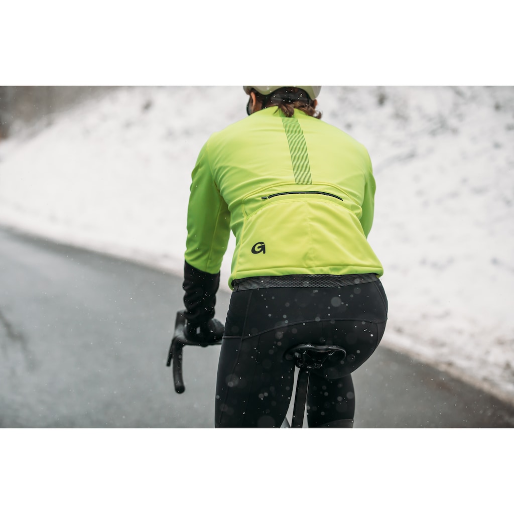 Gonso Fahrradjacke »Valaff«, atmungsaktive und winddichte Softshell-Jacke für Herren, wasserabweisende Wind-Jacke