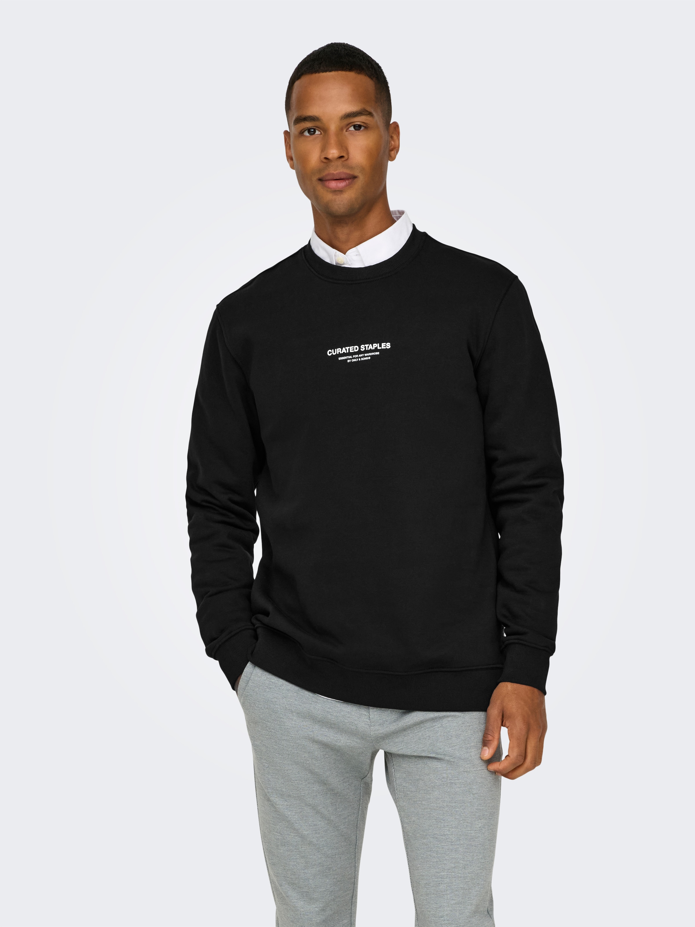 ONLY & SONS Sweatshirt »ONSCURATED REG CREW NECK SWEAT«
