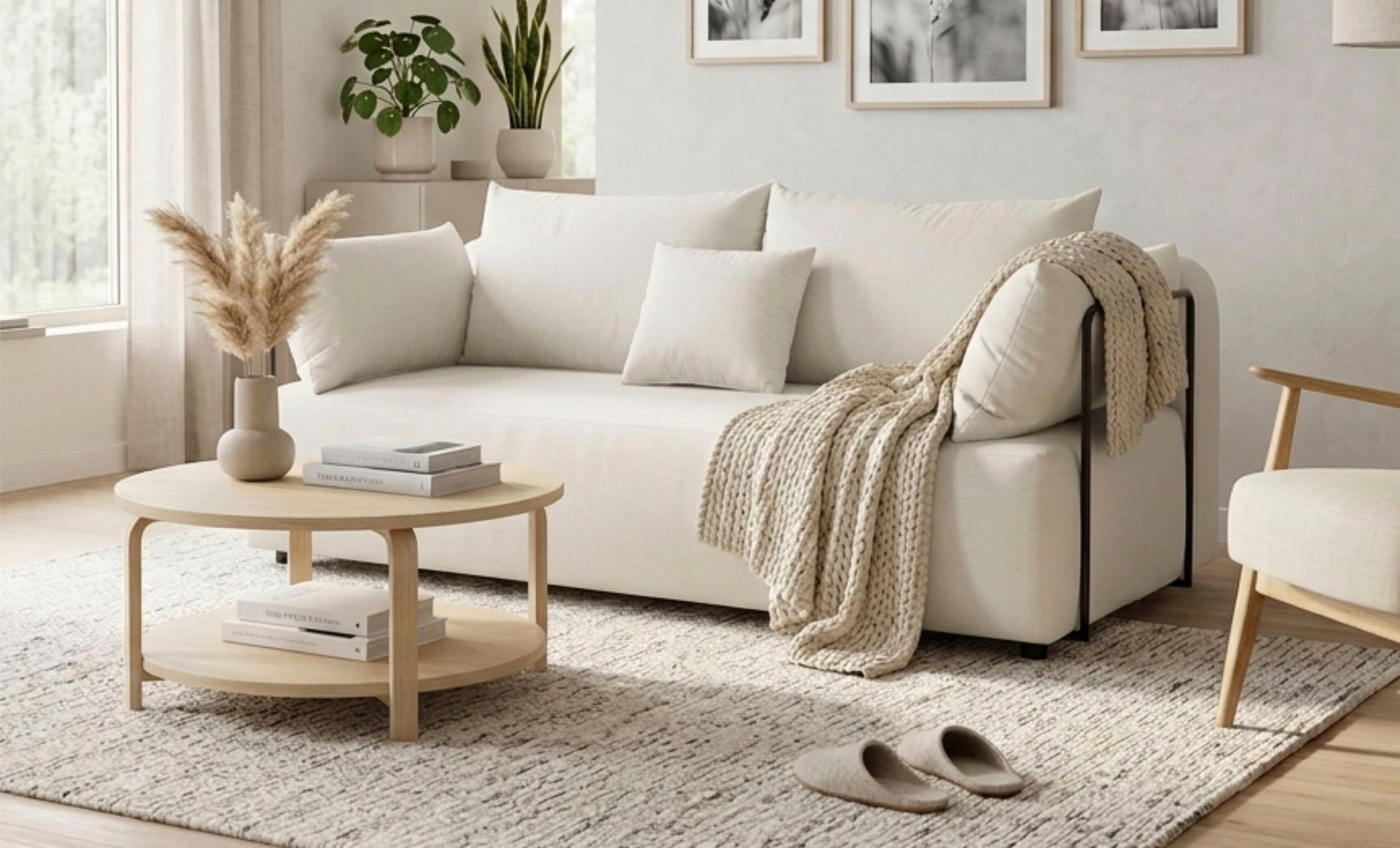 COLLECTION AB Schlafsofa »Maria« Schlaffunktion,Bettkasten,Bonnelfederkern,Moderne Armlehnen aus Metall