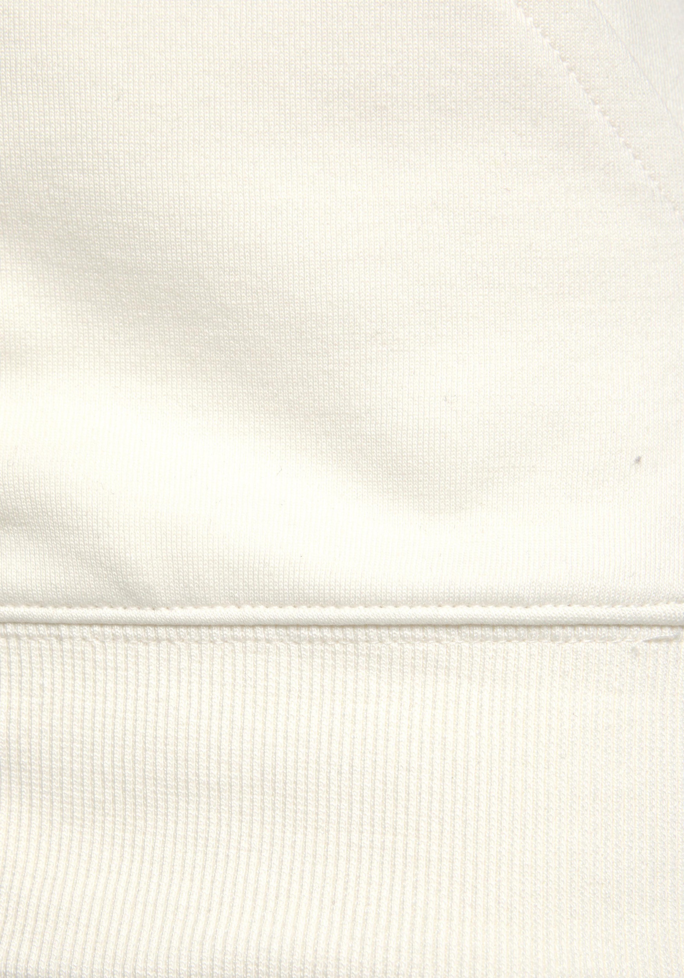 Bench. Loungewear Sweatjacke, mit Seitenstreifen und Stehkragen, Loungewear
