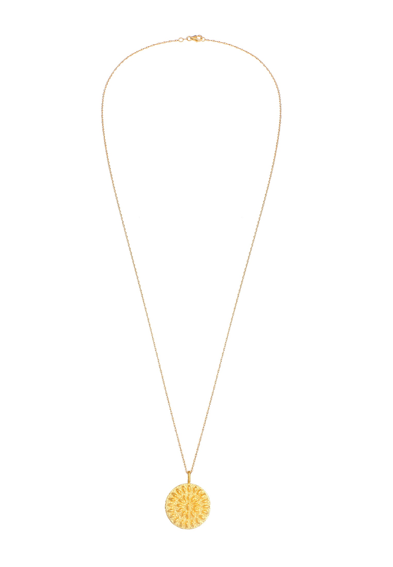 Elli Lange Kette »Halskette Coin Plättchen Mosaik Design 925 Silber«
