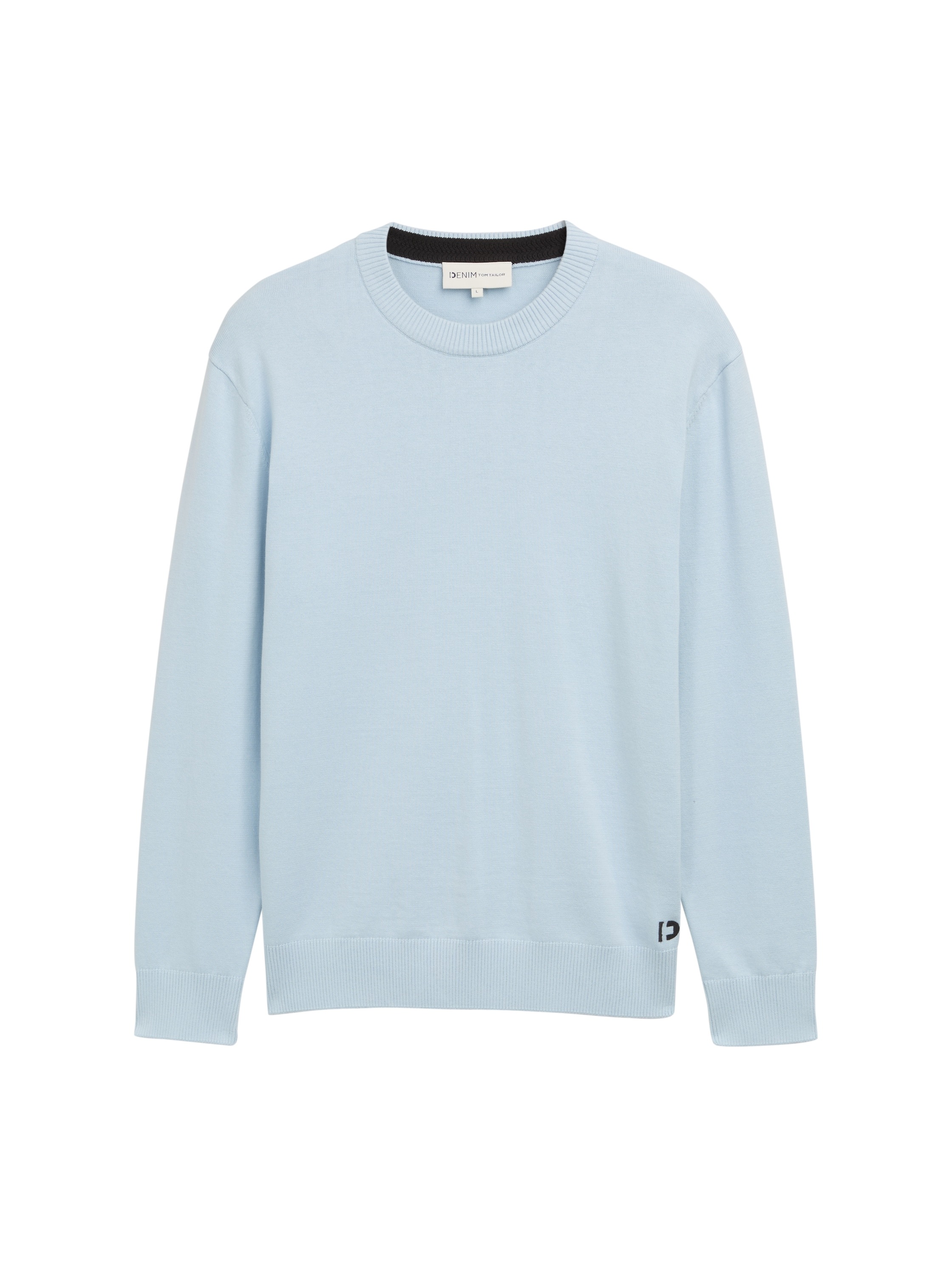 TOM TAILOR Denim Strickpullover in melierter Optik