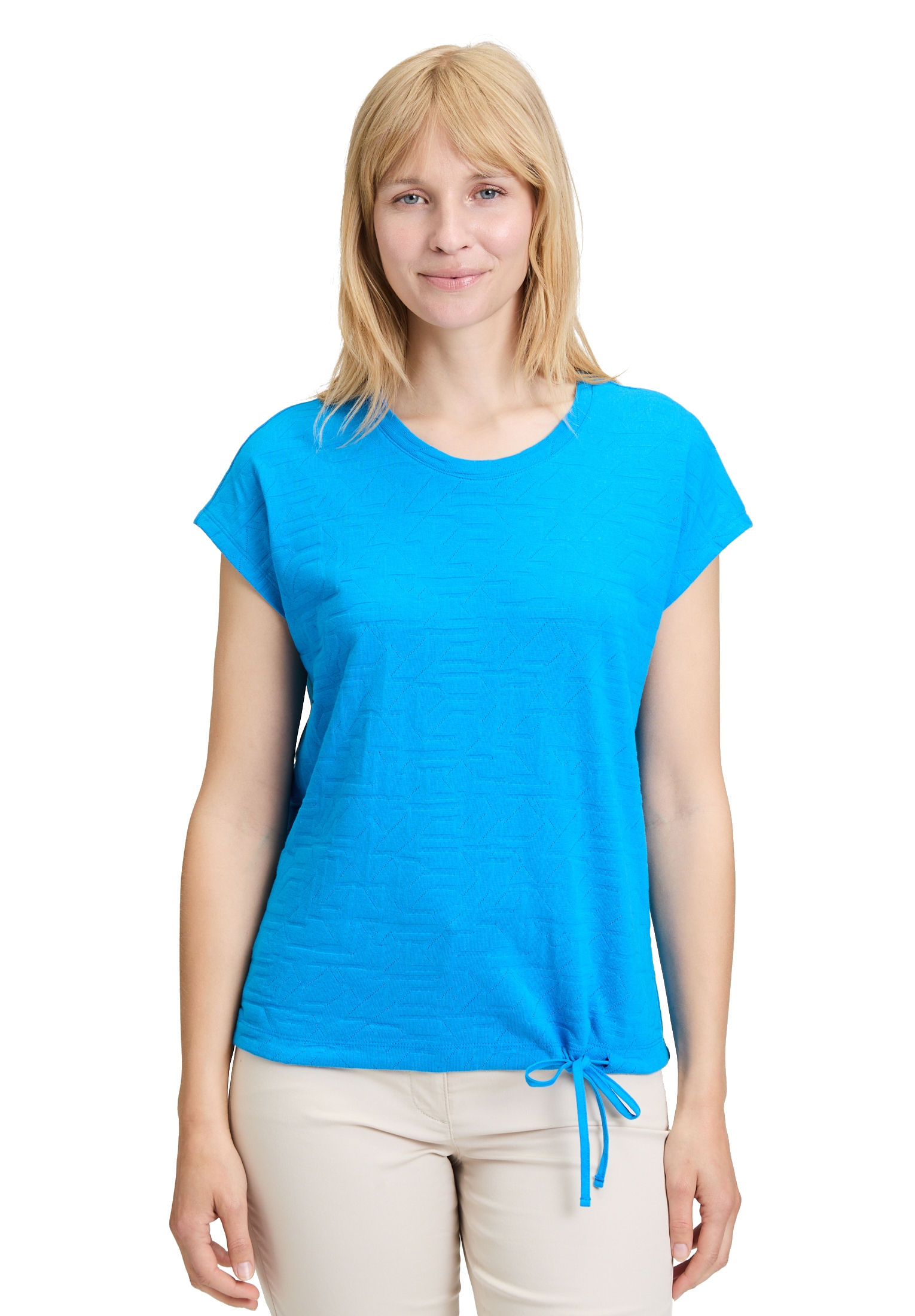 Betty Barclay Kurzarmshirt »Strukturshirt mit Tunnelzug«