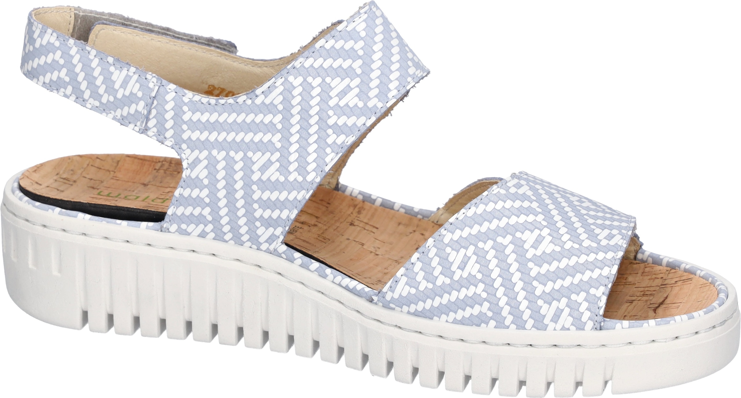 Waldläufer Keilsandalette »H-Willow«  Sommerschuh, Sandale, Klettschuh mit Kork-Fußbett, Weite H