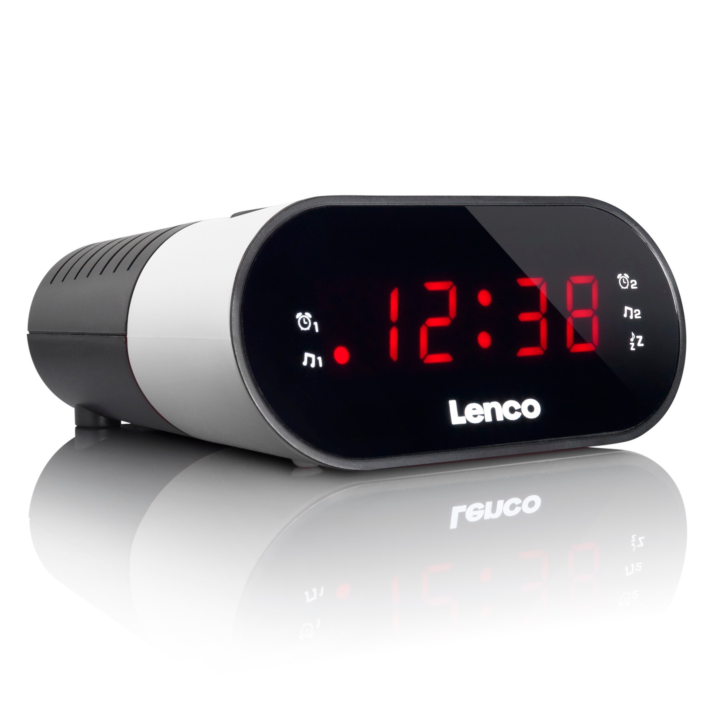Lenco Uhrenradio »CR-07« ( FM-Tuner ) FM‑Radiowecker, kompakt, 2 Weckzeiten, Sleep‑Timer