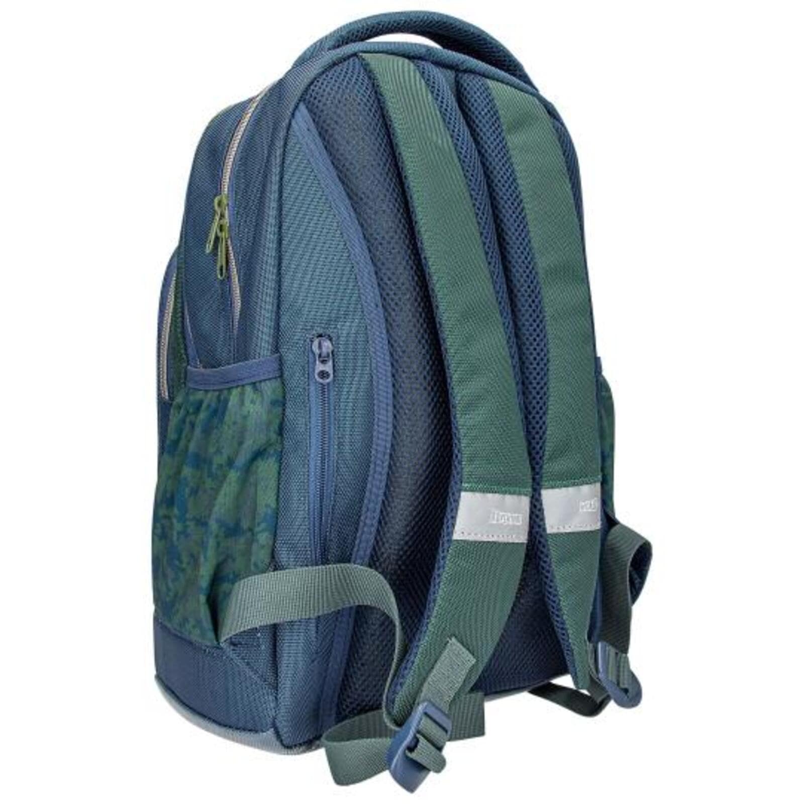 Depesche Rucksack »Schulrucksack Schlange Adventure World 19 x 30 x 40 cm blau-grün«