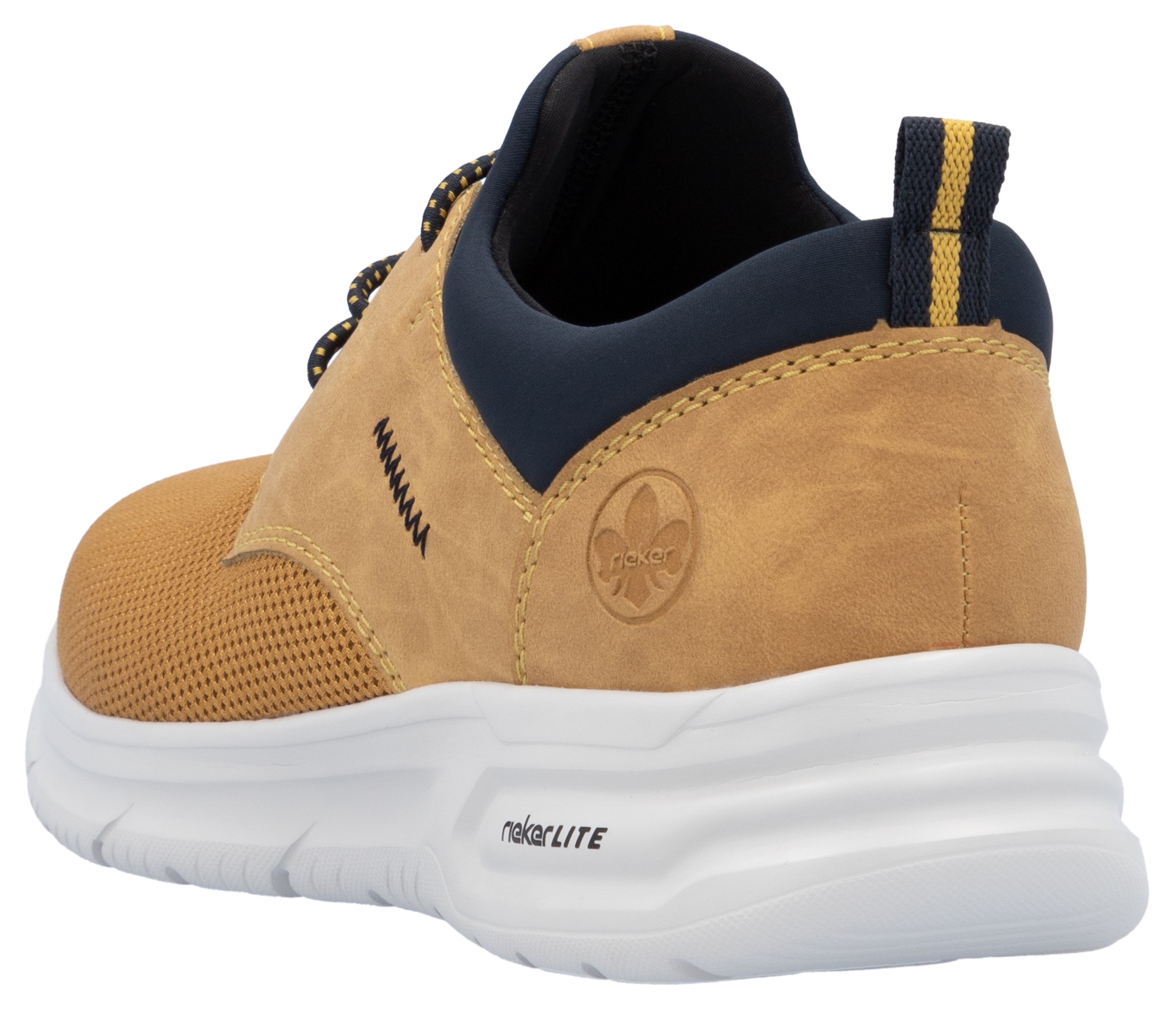 Rieker Slip-On Sneaker, Schlupfschuh, Halbschuh, Freizeitschuh mit Rieker LITE-Sohle