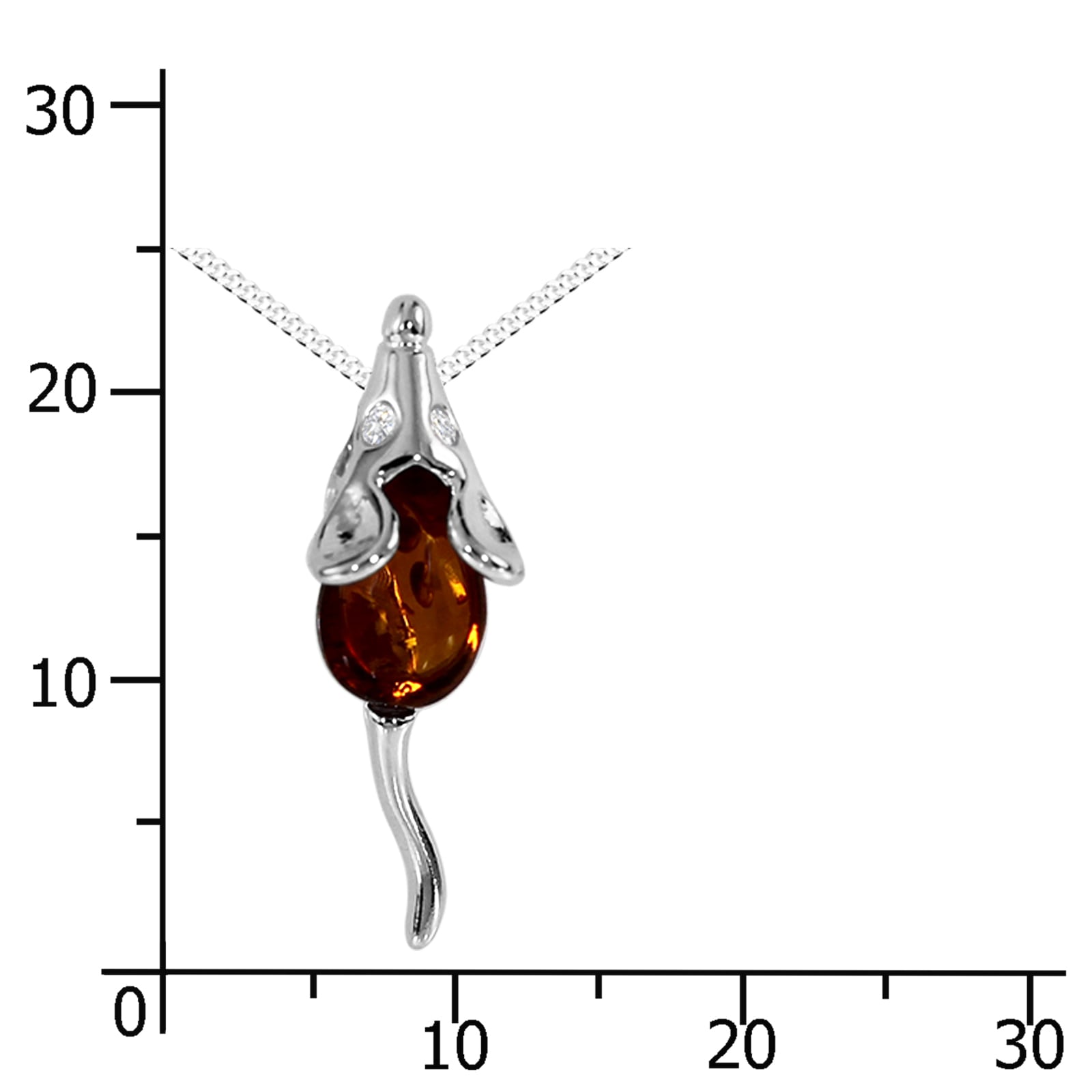 OSTSEE-SCHMUCK Kette mit Anhänger »Ostsee-Schmuck Kette mit Anhänger Gleiter-Maus«