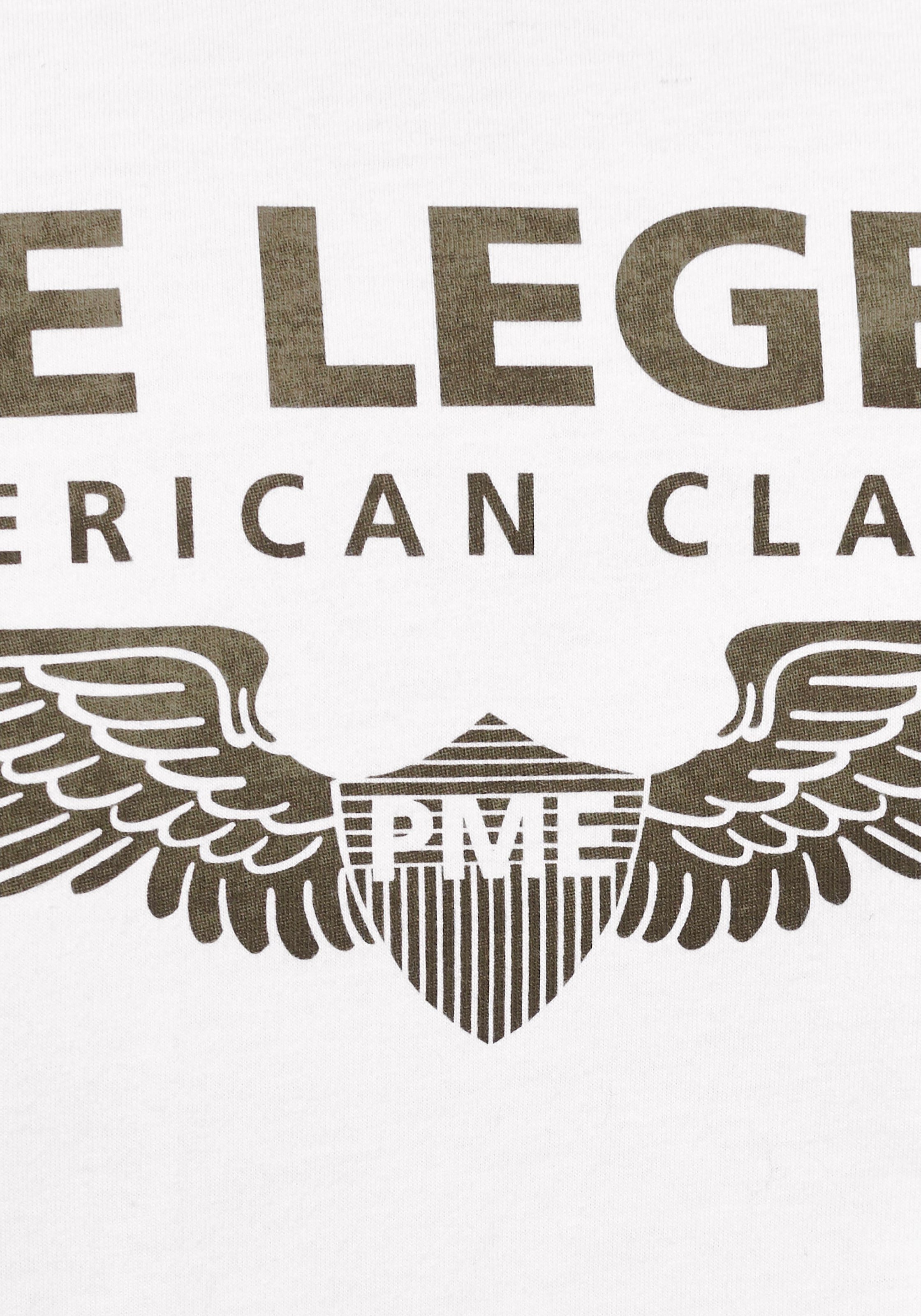 PME LEGEND Rundhalsshirt, mit Logoprint