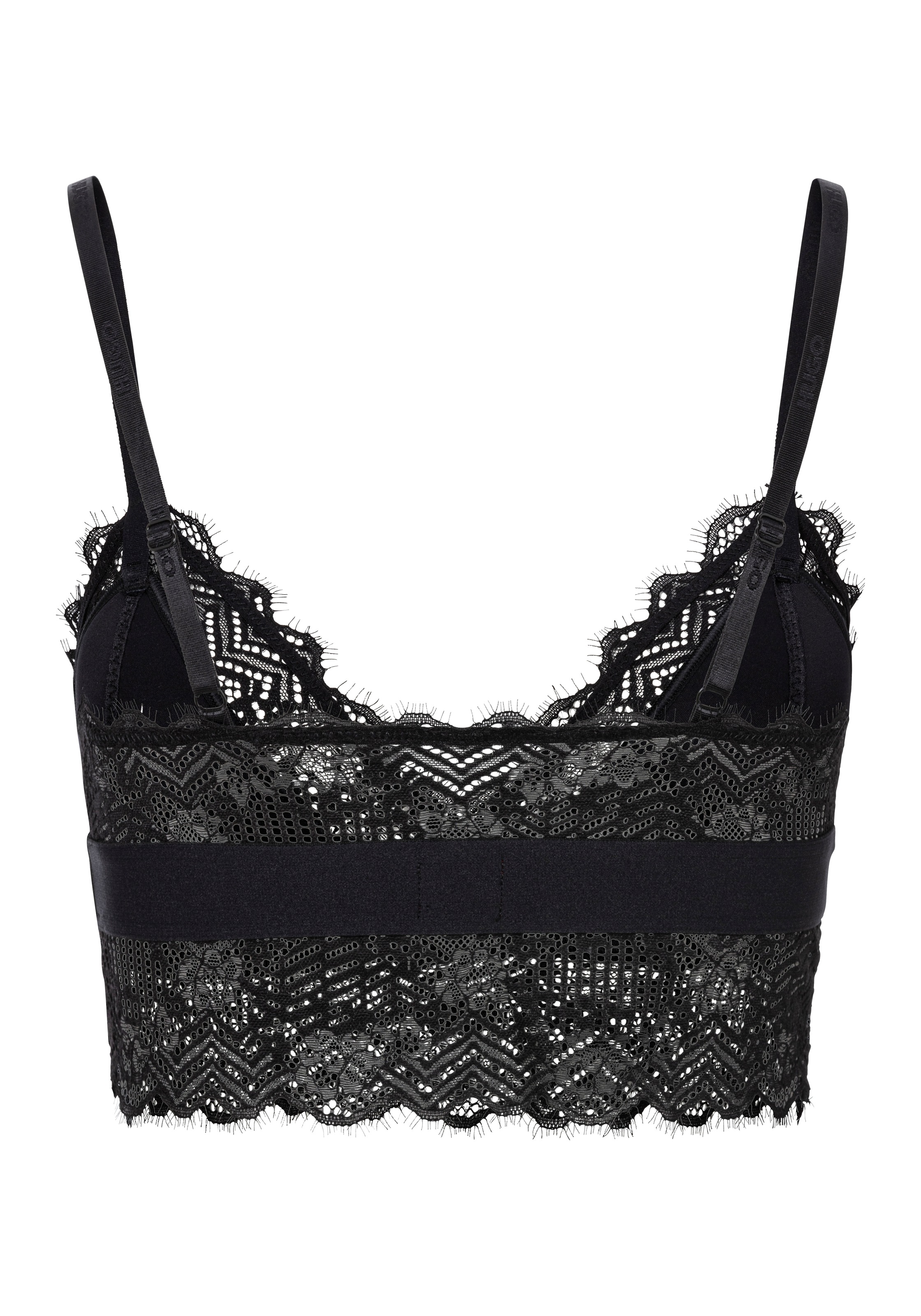 HUGO Underwear Bügelloser BH »TRIANGLE RL LACE«, mit Hugo-Label am Bund