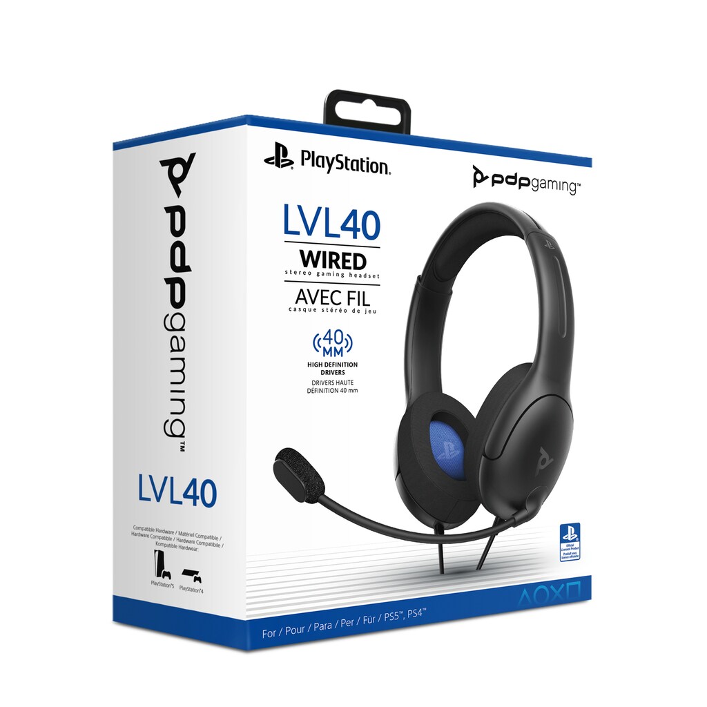 PDP - Performance Designed Products Kopfhörer »PDP Headset LVL40 Stereo für Playstation 4/5«