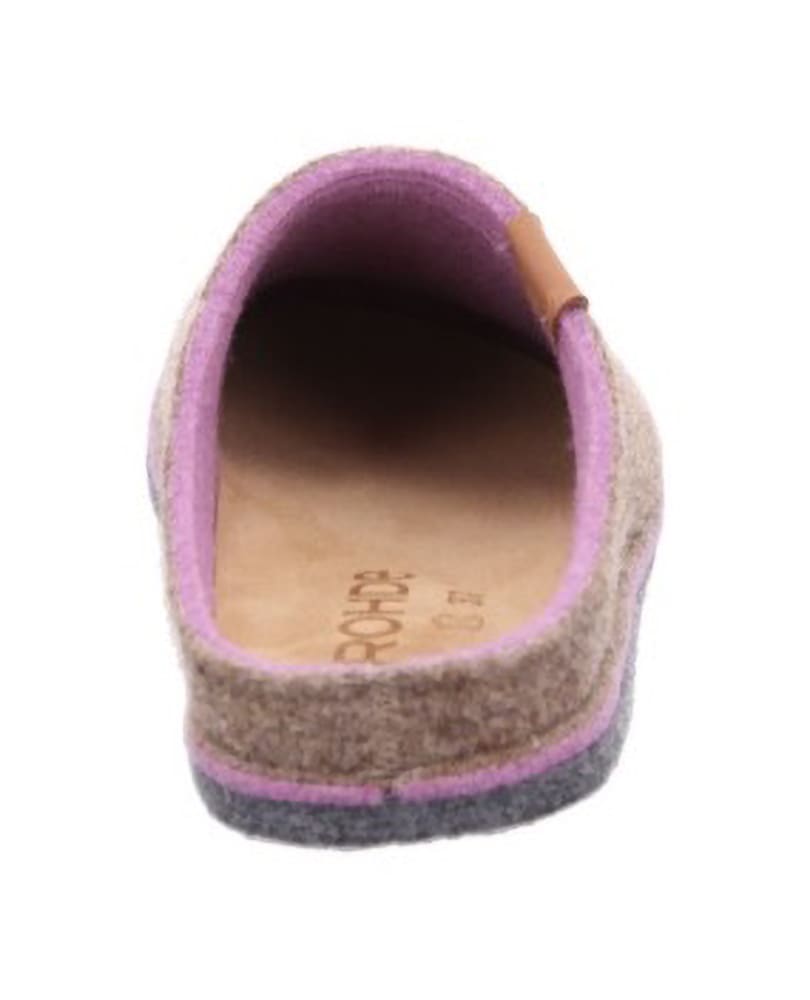 Rohde Pantoffel »Lucca-D«  Clog, Hausschuh, Homeslipper in melierter Optik