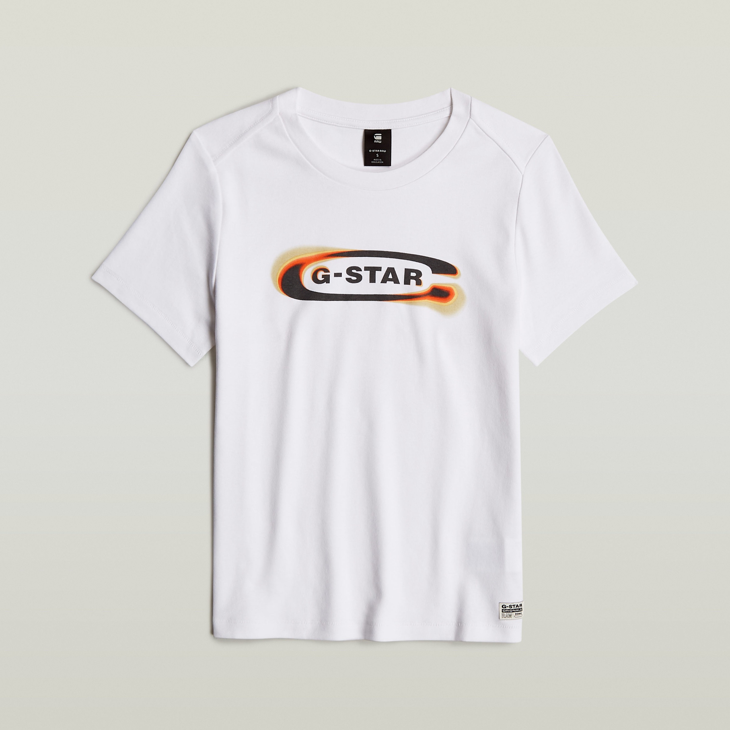 G-STAR T-Shirt »Old skool logo r t wmn«
