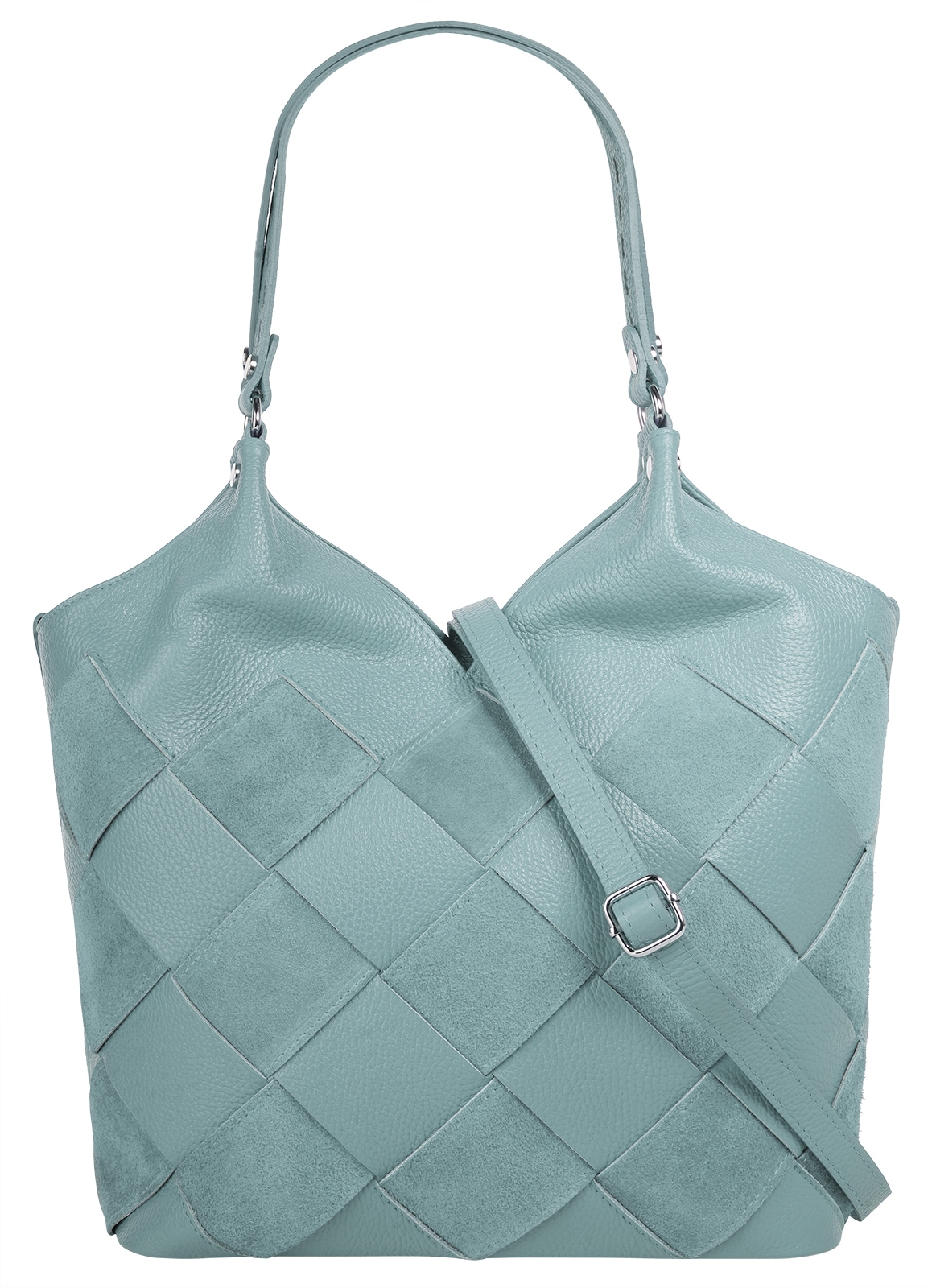 Samantha Look Shopper "SAMANTHA LOOK Damen echt Leder, Made in Italy" echt Leder, Made in Italy