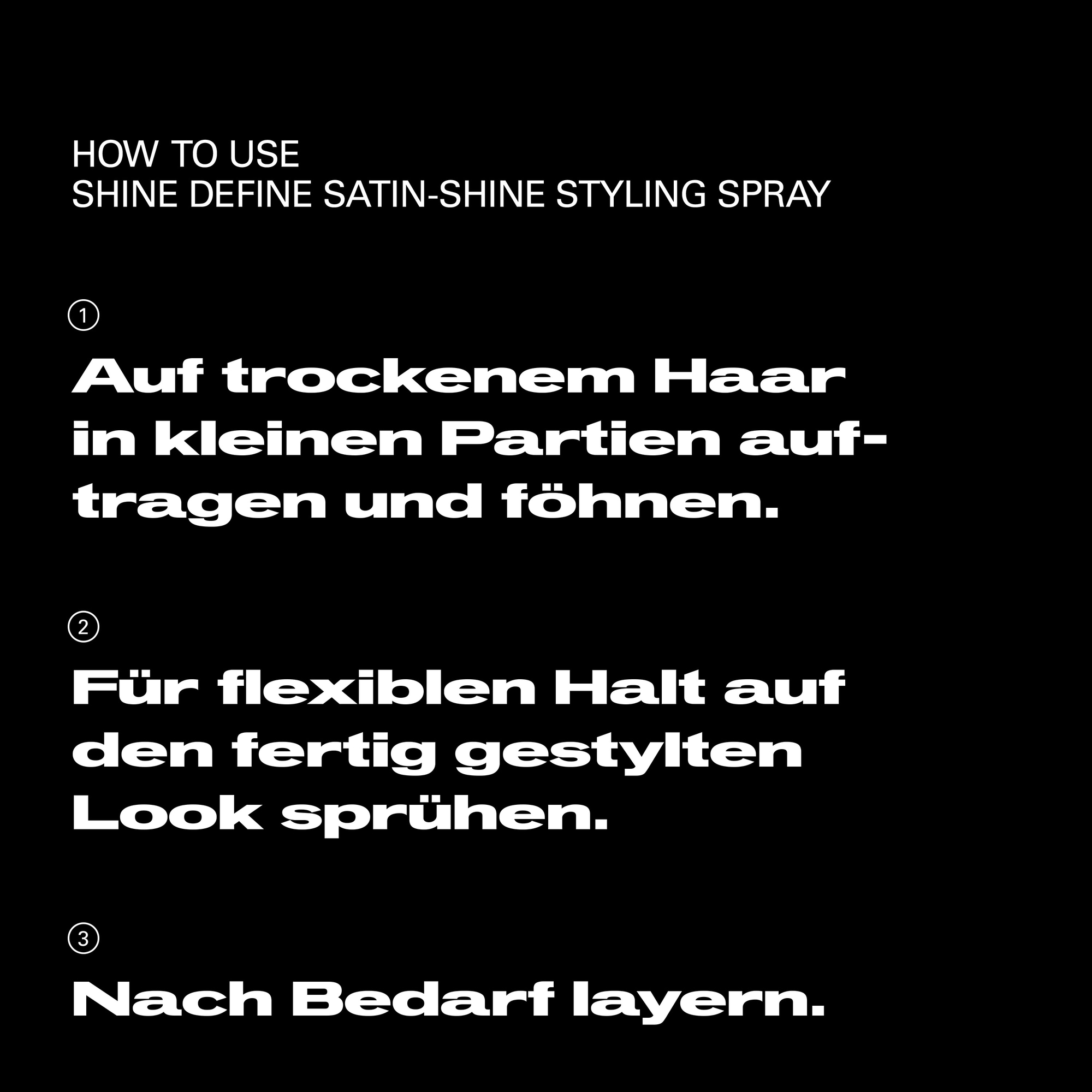 Sebastian Professional Haarpflege-Spray »Shine Define« für glanzloses Haar, gegen Frizz, mit volumenverstärkender Wirkung