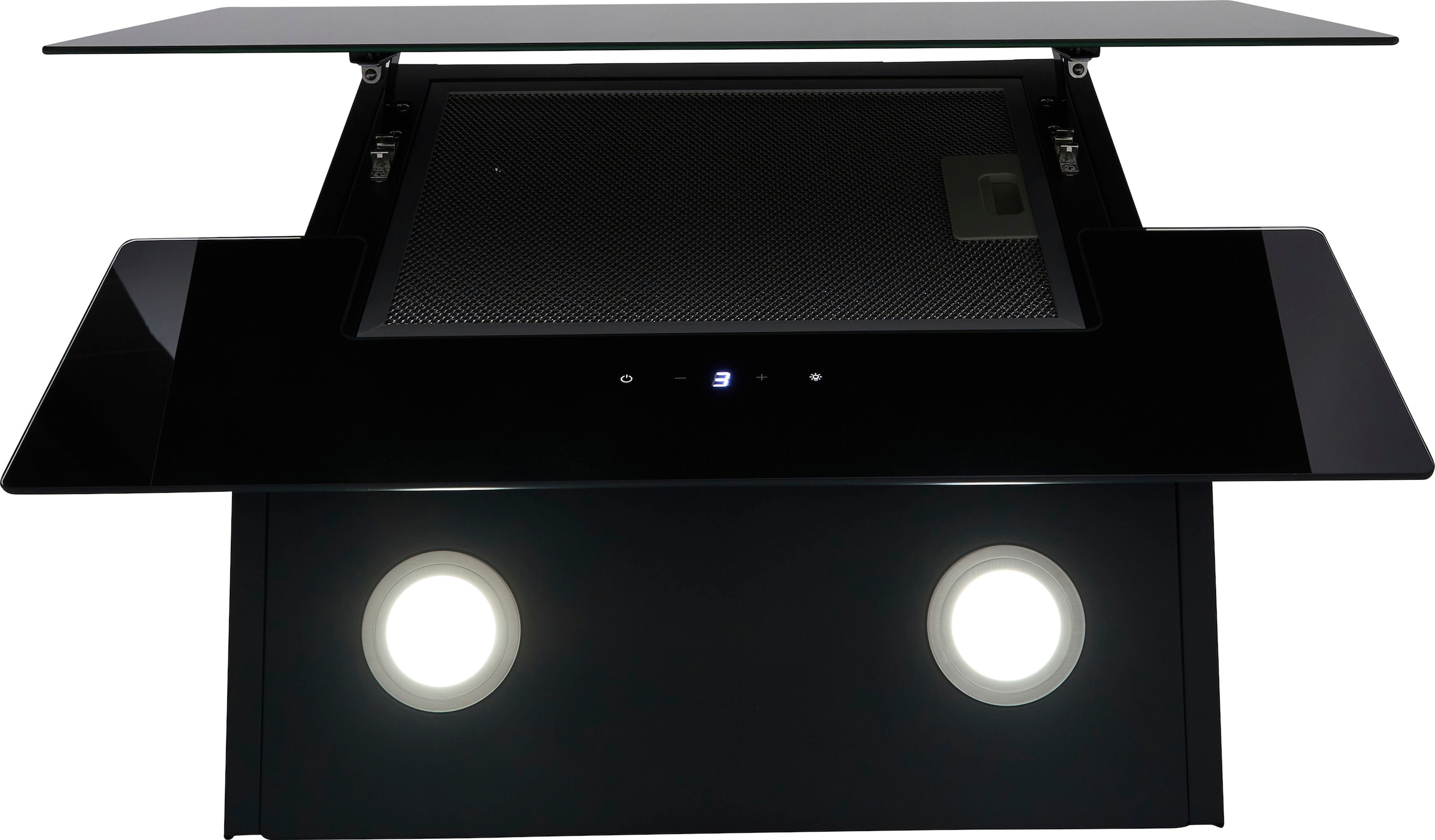 RESPEKTA Kopffreihaube »CH 66038-60 WAM«, 60 cm, 3 Leistungsstufen, LED-Beleuchtung, Ab- und Umluftfähig