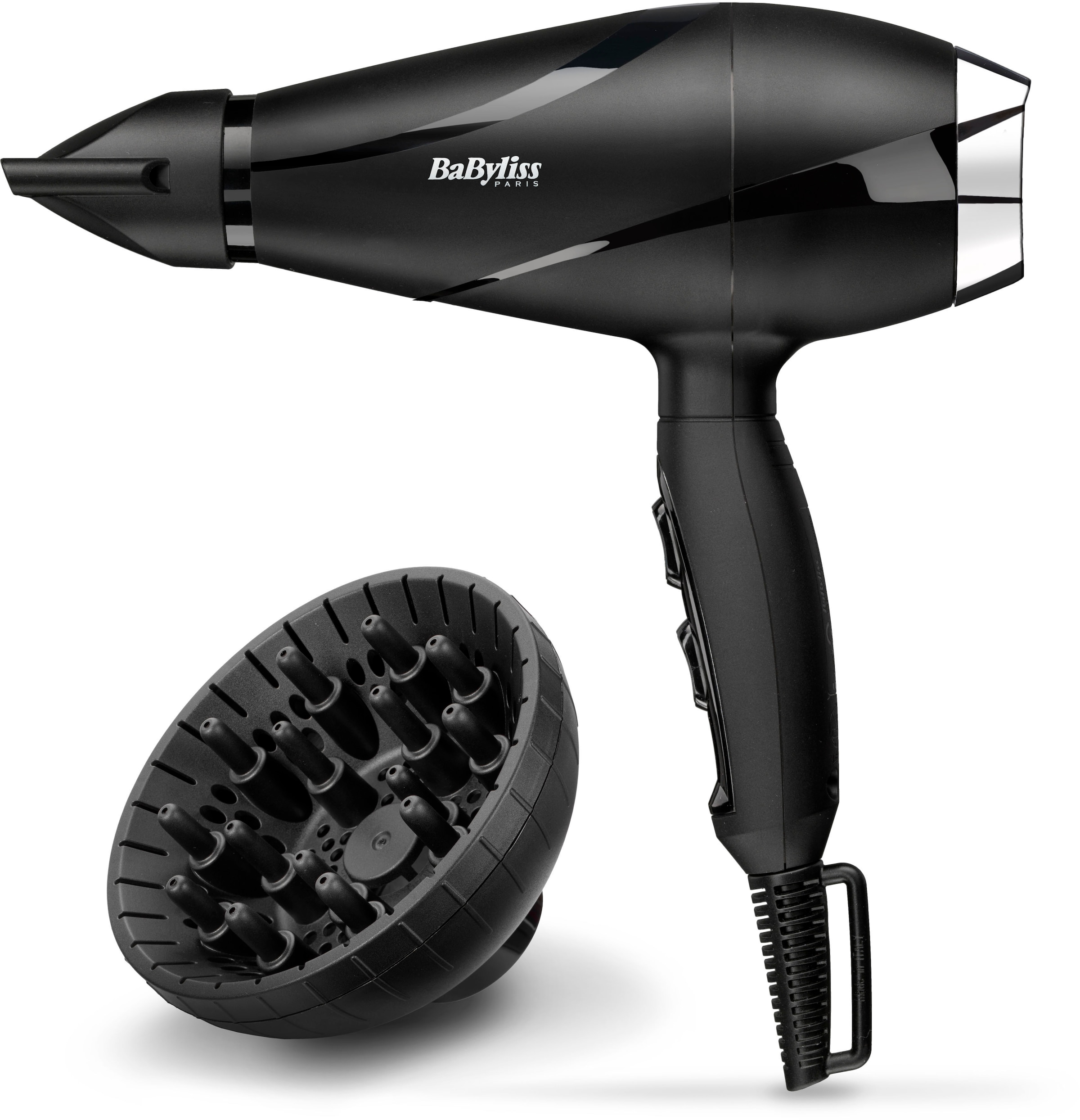 BaByliss Ionic-Haartrockner »6713DE Pro Shine«, 2 Aufsätze, Jahren 2200 Diffusor W, mit XXL Haartrockner Garantie 3 mit AC