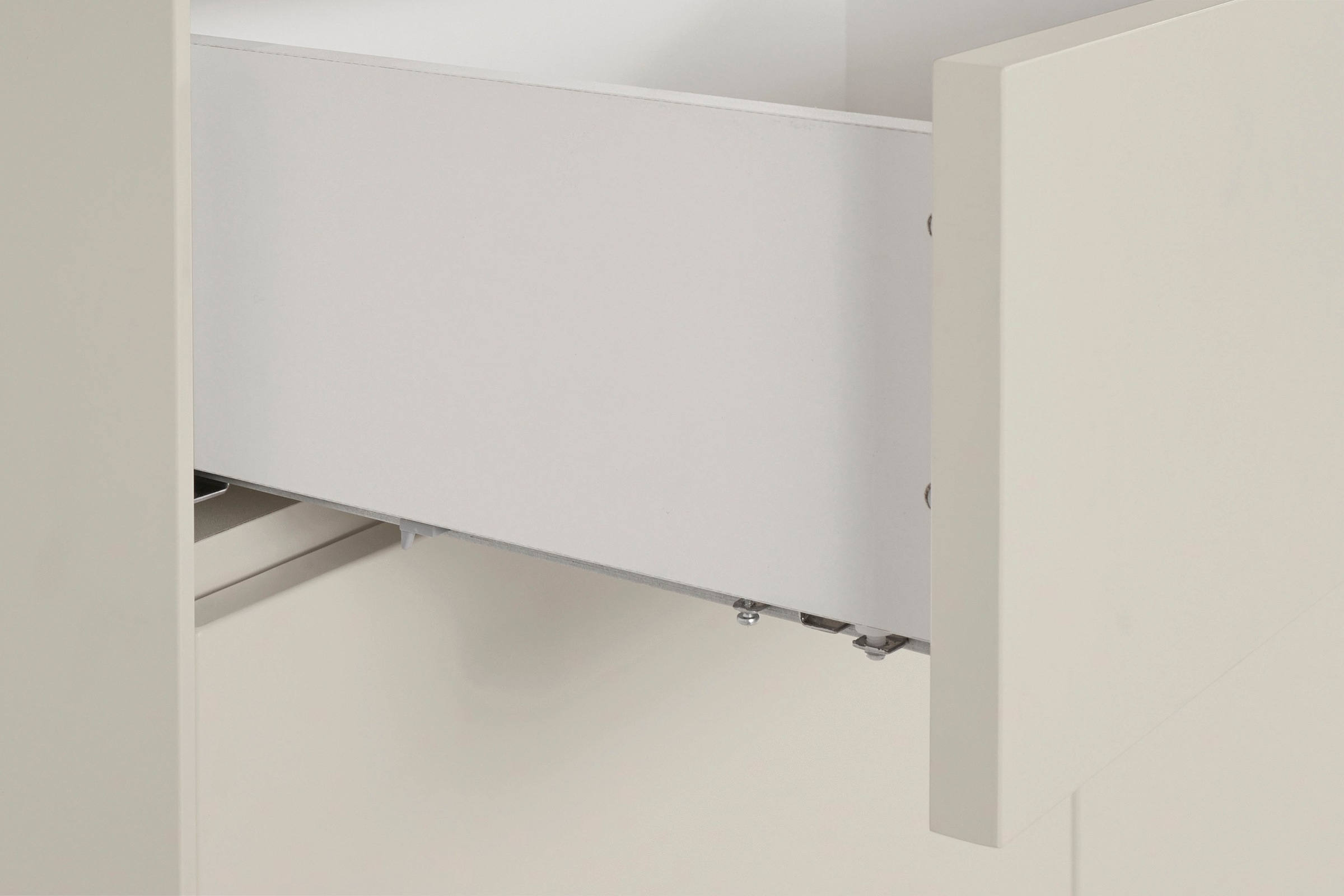 LeGer Home by Lena Gercke Sideboard »Essentials«, (2 St.), Breite: 224cm, MDF lackiert, Push-to-open-Funktion