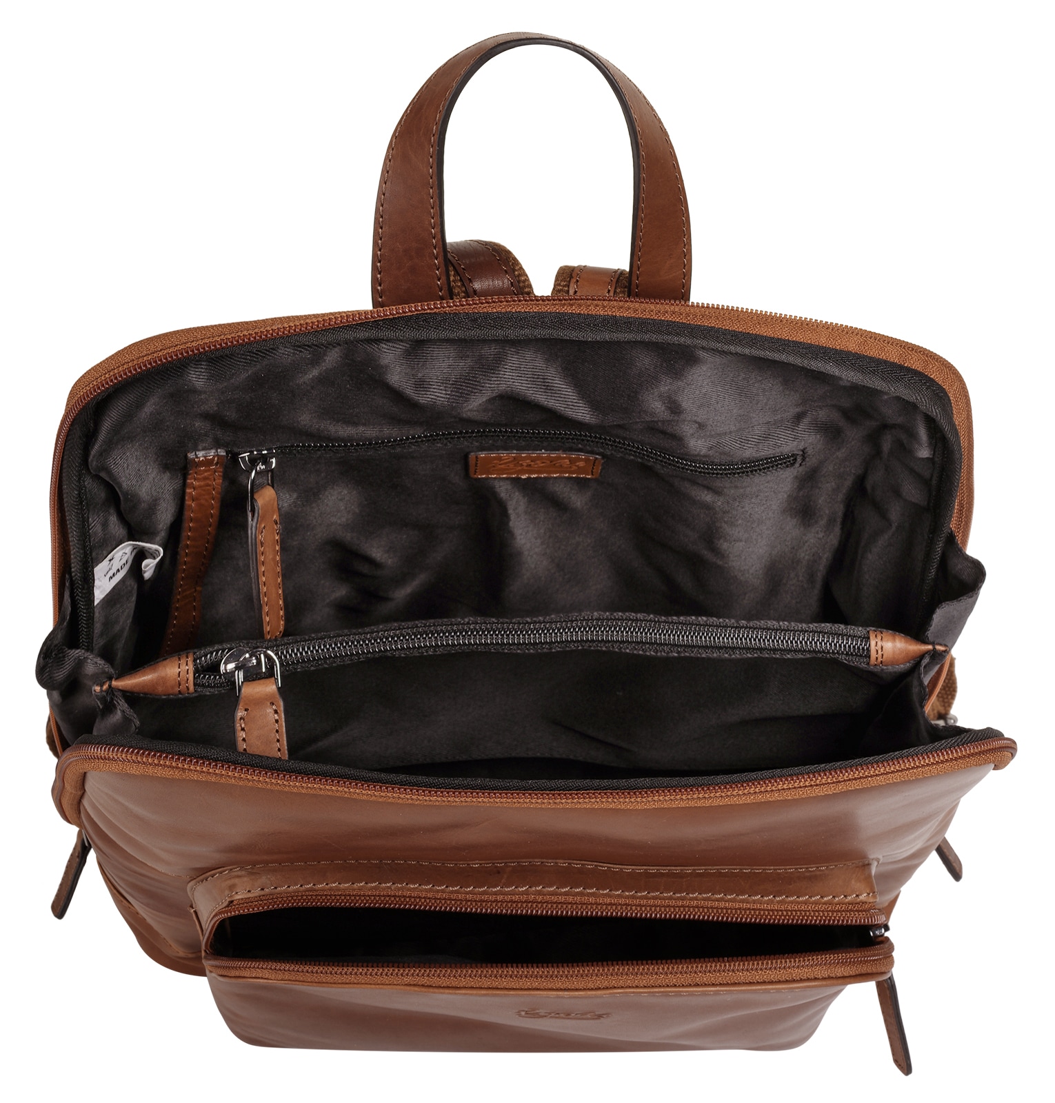 X-Zone Cityrucksack, echt Leder