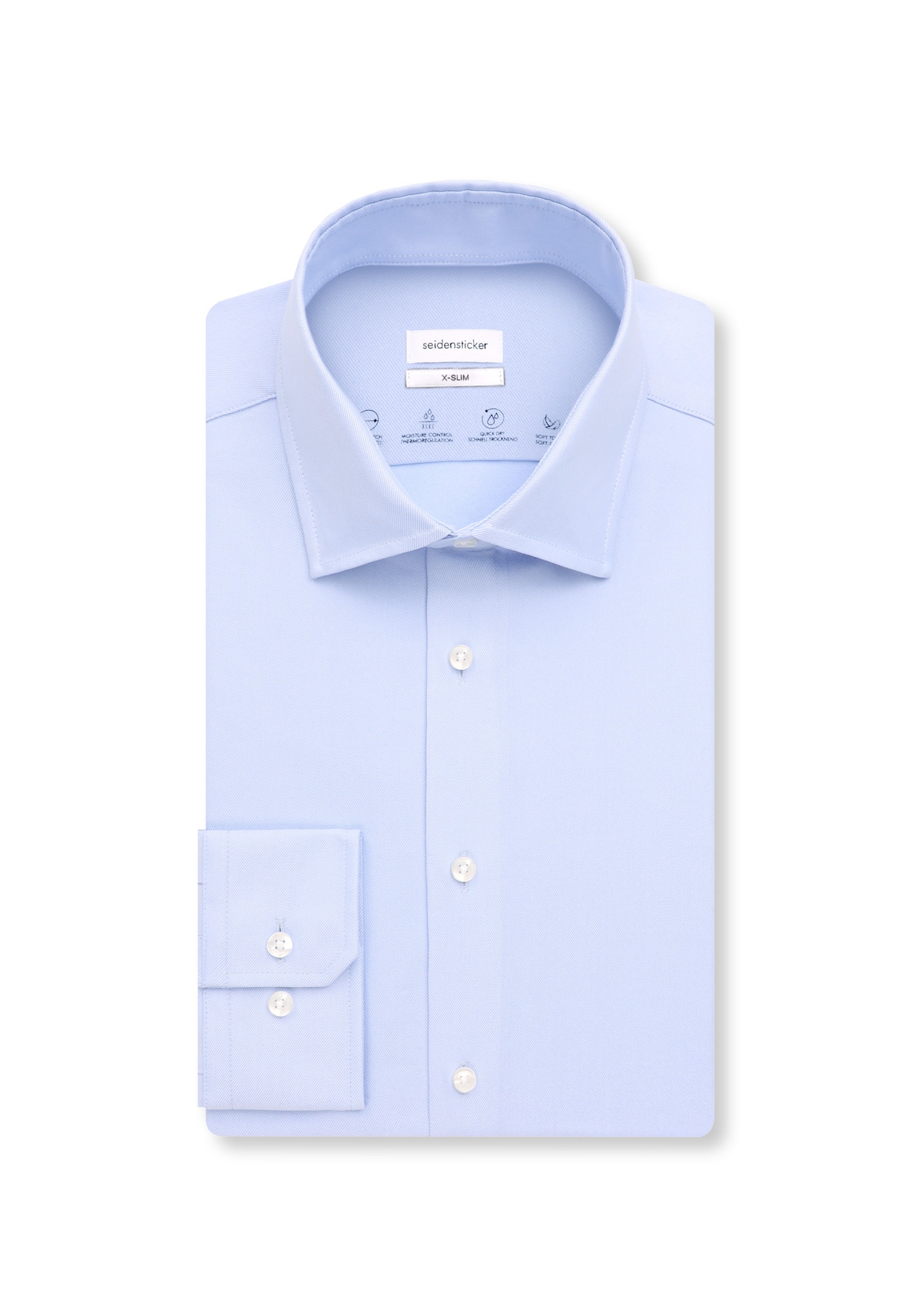 seidensticker Businesshemd »Schwarze Rose« X-Slim 1/1 Kentkragen