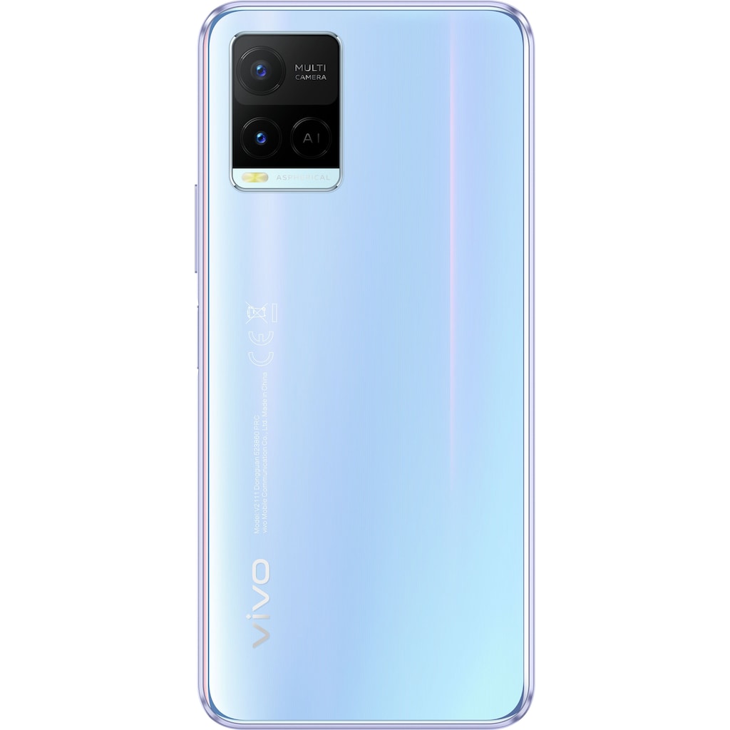 Vivo Smartphone »Y21«, Pearl White, 16,53 cm/6,51 Zoll, 64 GB Speicherplatz, 13 MP Kamera