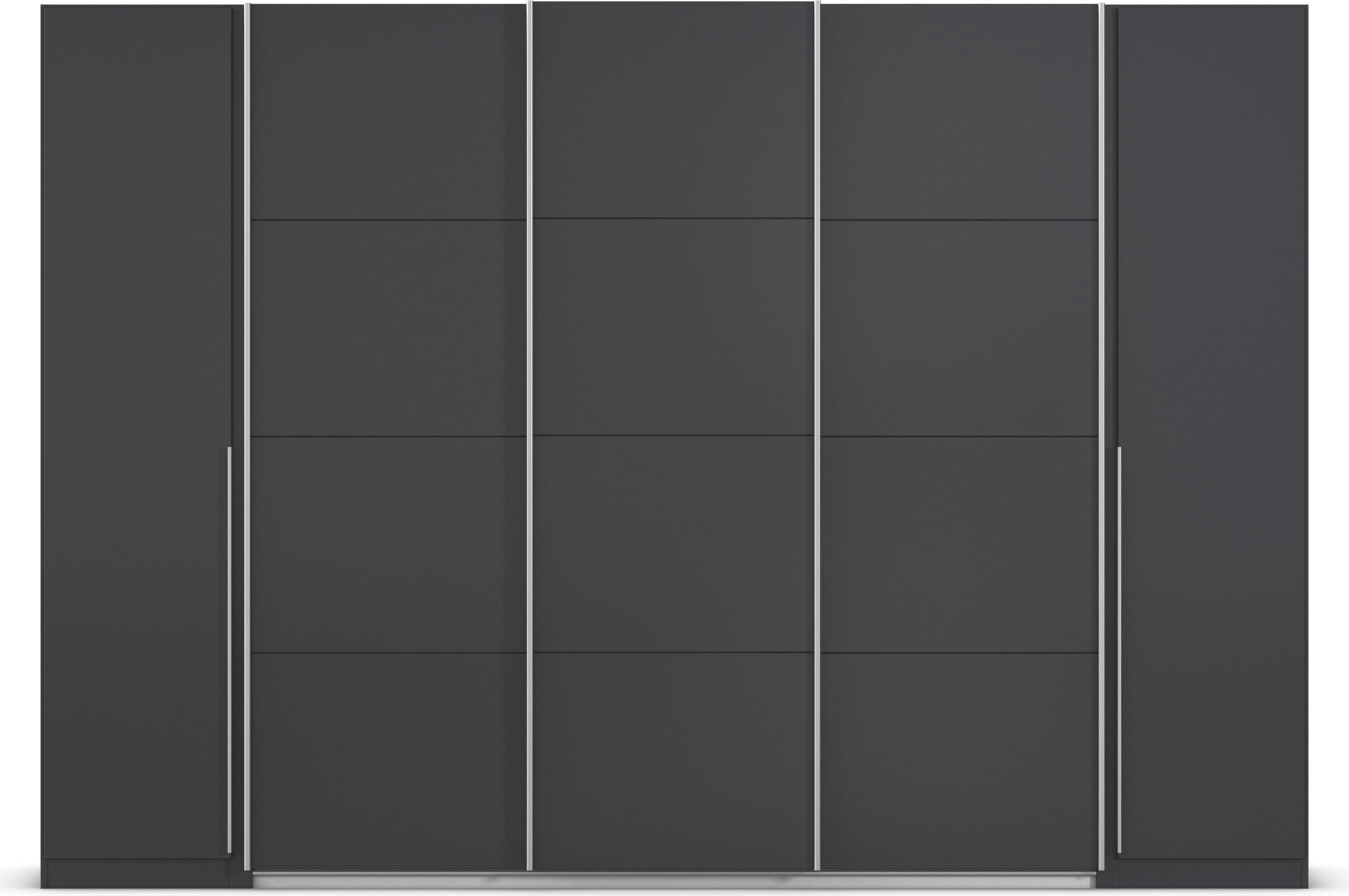 OTTO home Schwebetürenschrank »Dreh-/Schwebetürenschrank Kleiderschrank Familie, Agordo« im angesagten Mix aus Dreh- und Schwebetüren,  B/H/T 301x210X62cm viele Farben verfügbar TOPSELLER Made in GERMANY