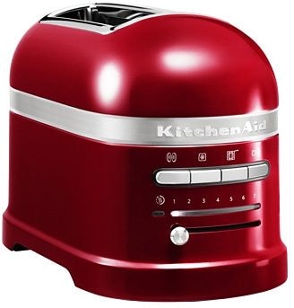 KitchenAid Toaster »Artisan 5KMT2204ECA LIEBESAPFEL-ROT«, 2 kurze Schlitze, für 2 Scheiben, 1250 W, mit Sandwichzange