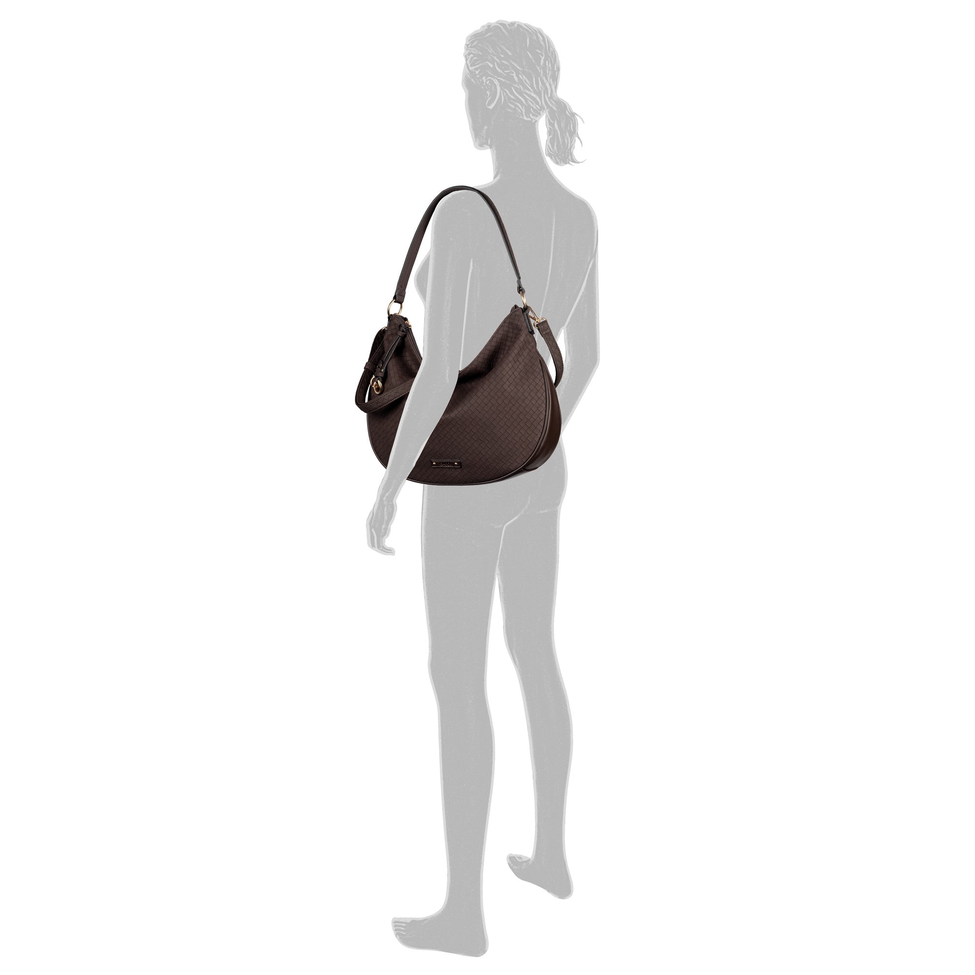 Gabor Hobo »Binta« Damen Handtasche mit modischem Anhänger