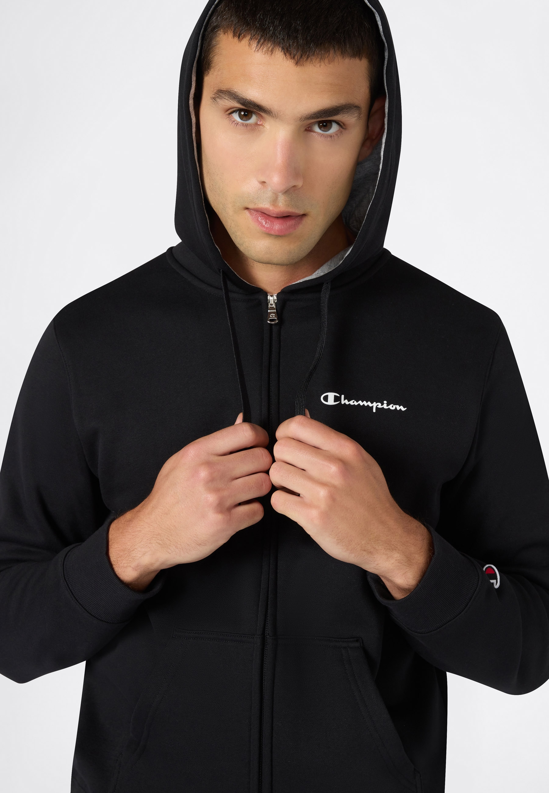 Champion Jogginganzug »SPORTWEAR SWEATSUITS Standard Fit« 2 zweiteiliges Set, auch in großen Größen, aus Baumwolle und Polyester