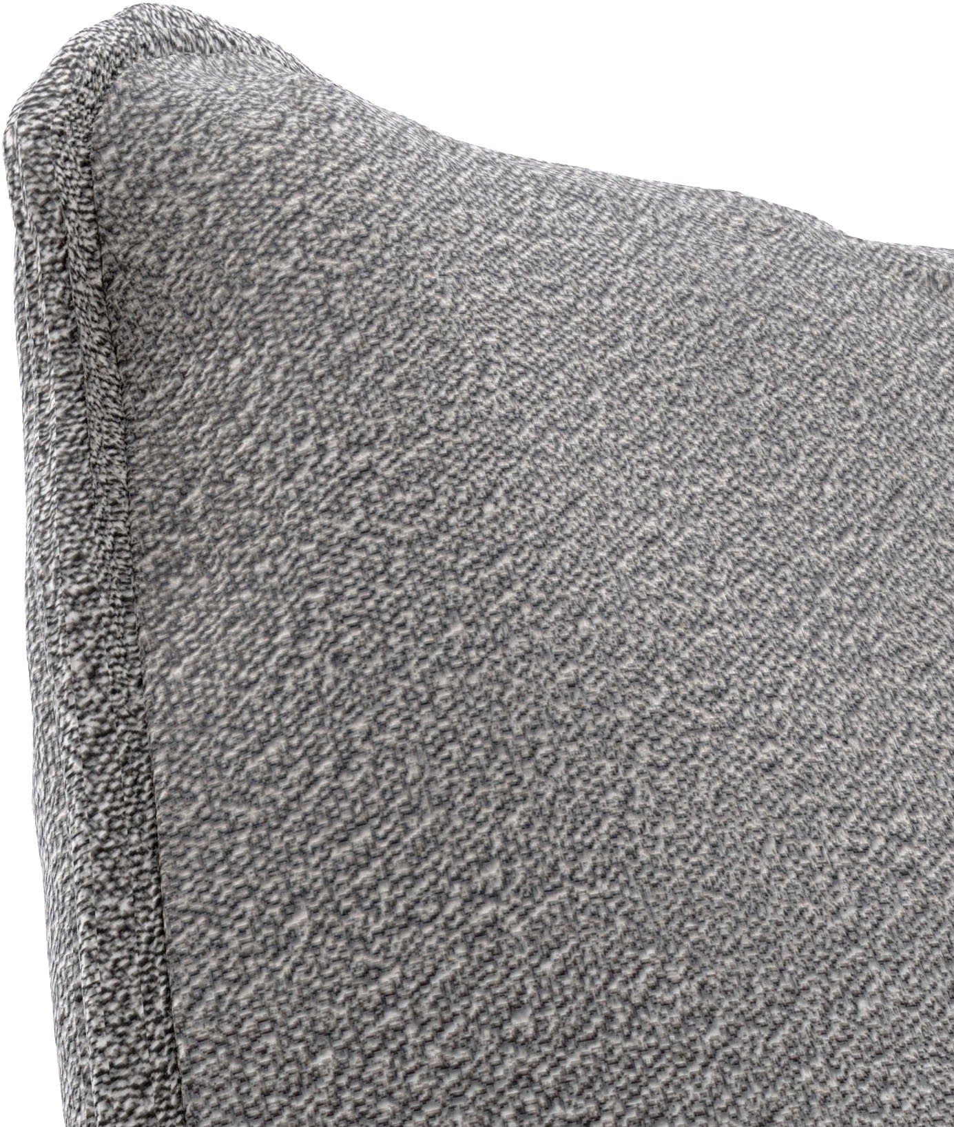 TRENDMANUFAKTUR Ecksofa »Fordon, Schlafsofa mit Bettkasten, Couch in L-Form, Breite 250 cm«, in Struktur fein LEO, haustierfreundlich, schlamm, Recamiere rechts