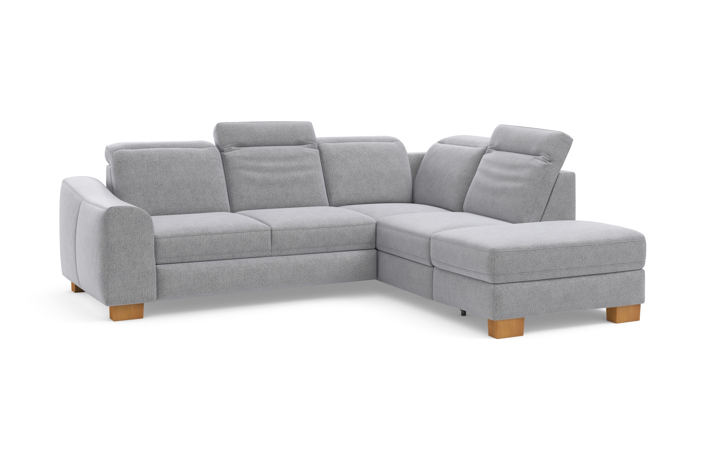 Home affaire Ecksofa »Dundee L-Form«, wahlweise mit Kopfteilverstellung und zusätzlich mit Bettfunktion