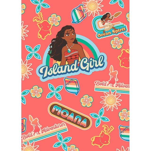 Komar Vliestapete »Moana Island Girl«, mehrfarbig, 200x280 cm (Breite x  Höhe) online kaufen | mit 3 Jahren XXL Garantie