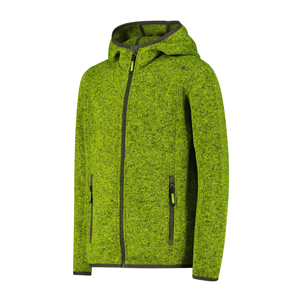 CMP Strickfleecejacke »KID JACKET FIX HOOD« mit Kapuze Übergangsjacke für Kinder und Jugendliche
