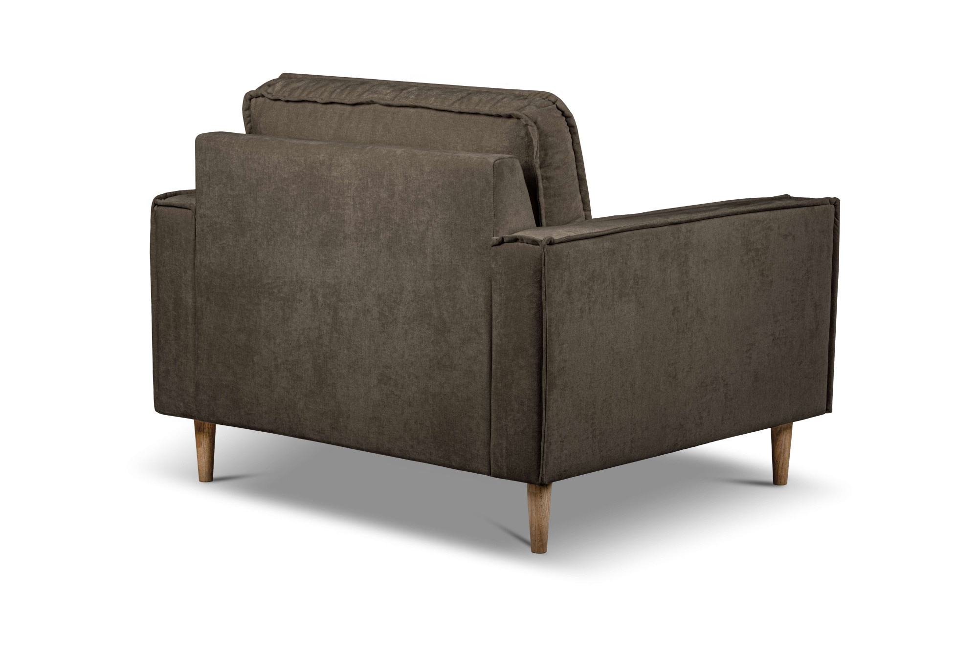Home affaire Loveseat »Pinto Skandi 105 cm, Chenille, Struktur« mit Keder, Massivholzfüße Eiche geräuchert