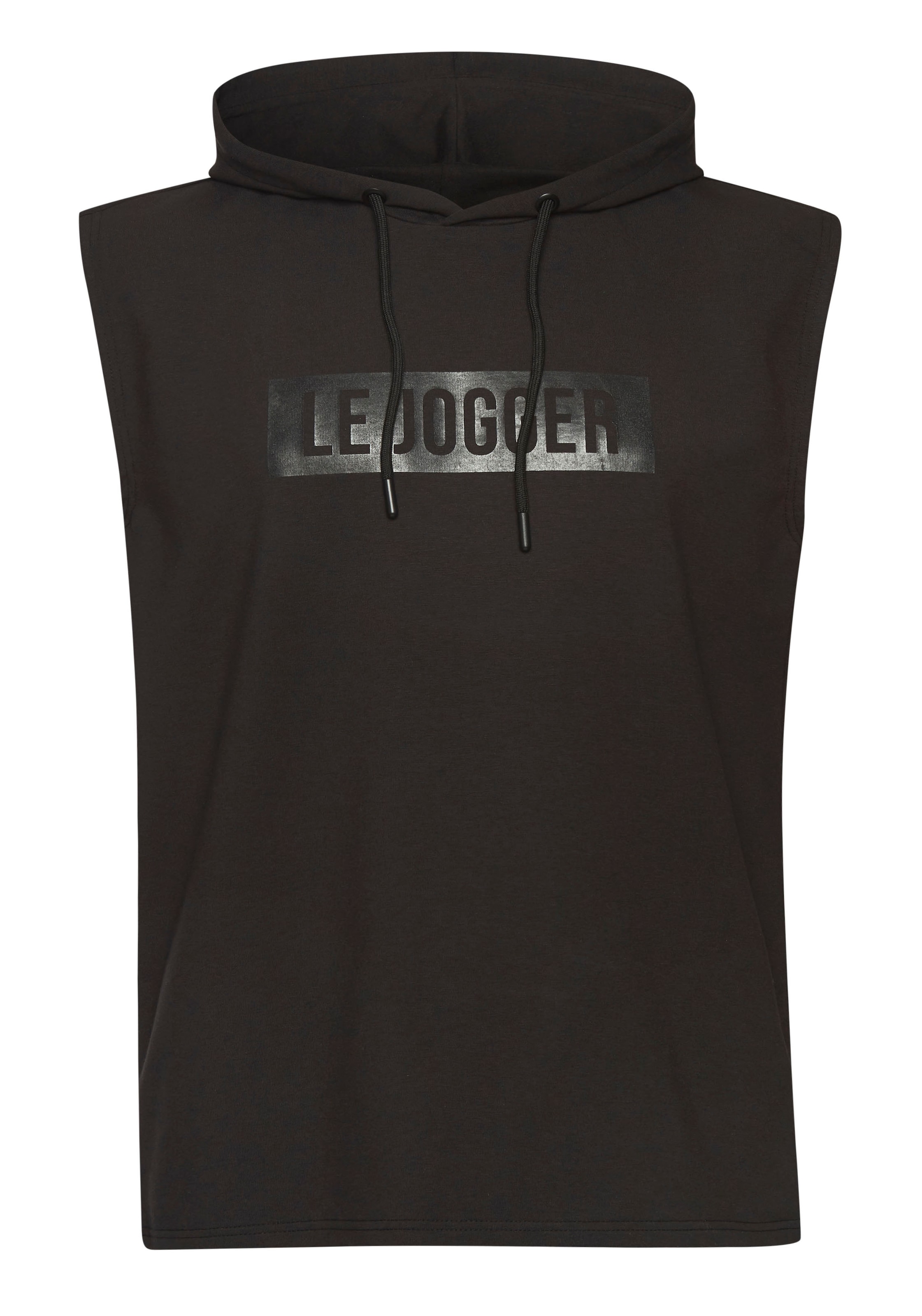 le jogger® Kapuzenpullover, mit Druck und Kordelzug