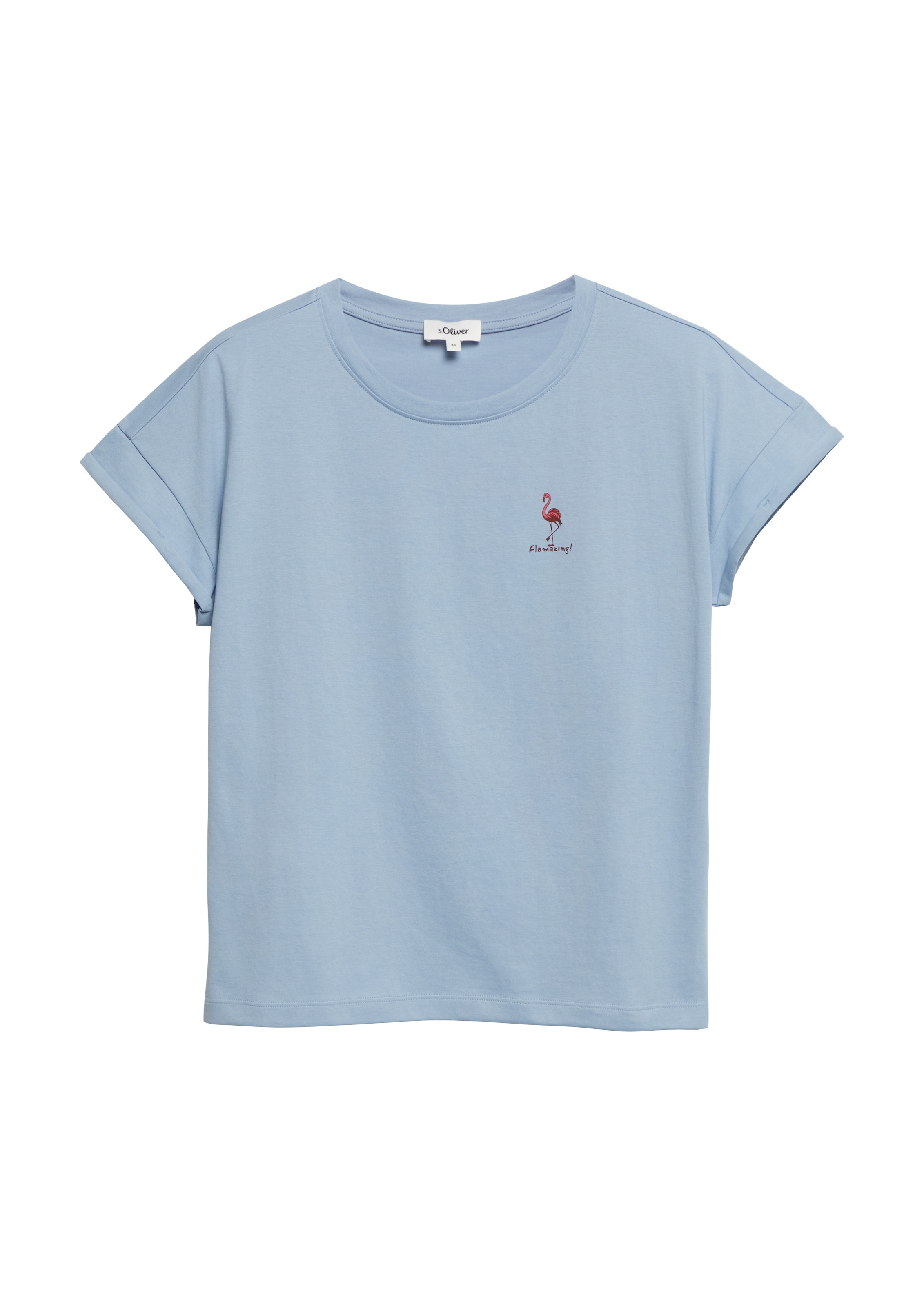 s.Oliver Kurzarmshirt Sommershirt mit Print