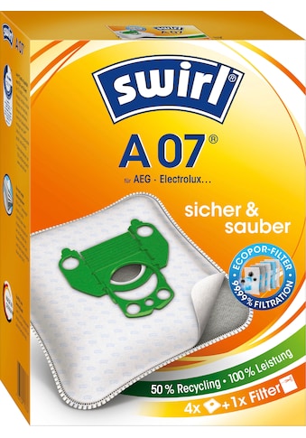 Staubsaugerbeutel »A 07 für AEG«, (Packung), 4er- Pack