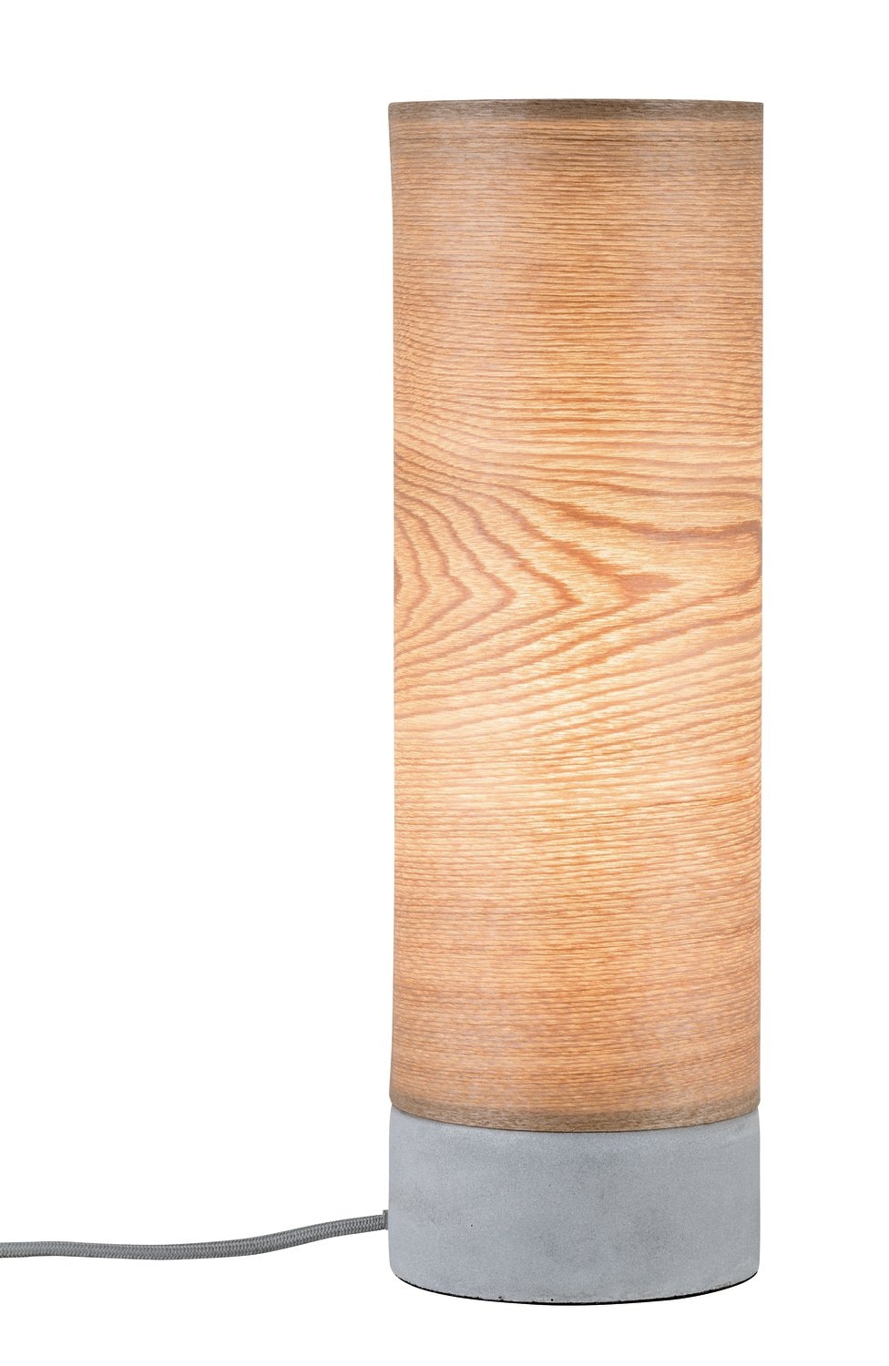 Paulmann Tischleuchte »Neordic Skadi max.1x20W E14 Grau 230V Holz/Beton«, 1 flammig, Leuchtmittel E14 | ohne Leuchtmittel