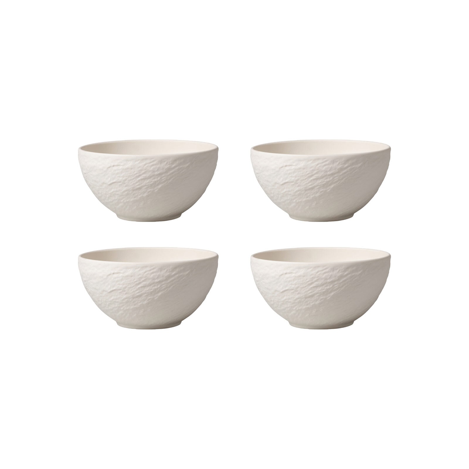 Villeroy & Boch Snackschale "Manufacture Rock" 4 Stk. aus Porzellan
