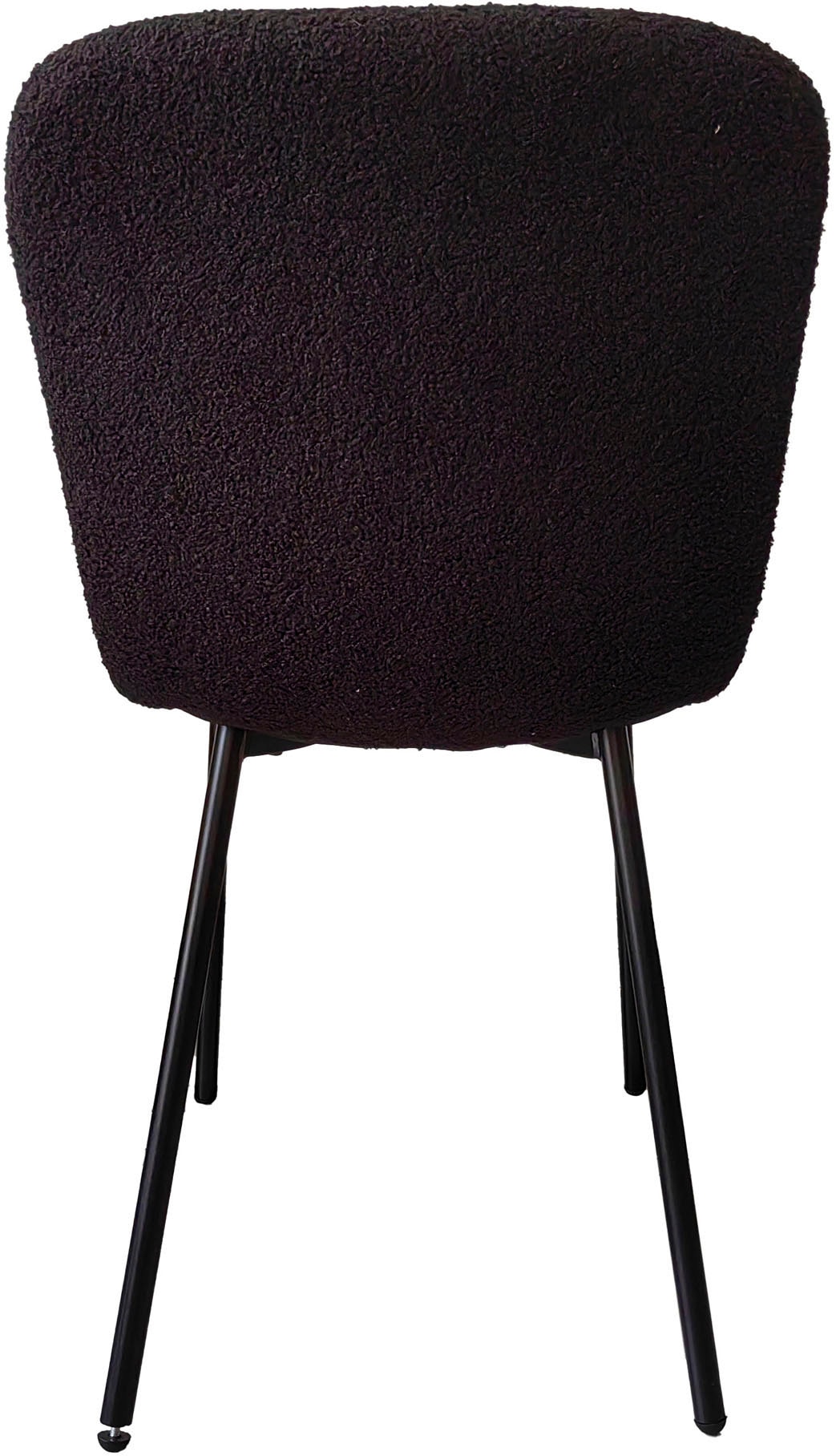 SalesFever 4-Fußstuhl, (Set), 4 St., Rückenlehne Sitzfläche geformte ergonomisch Raten und Bouclé, bestellen auf