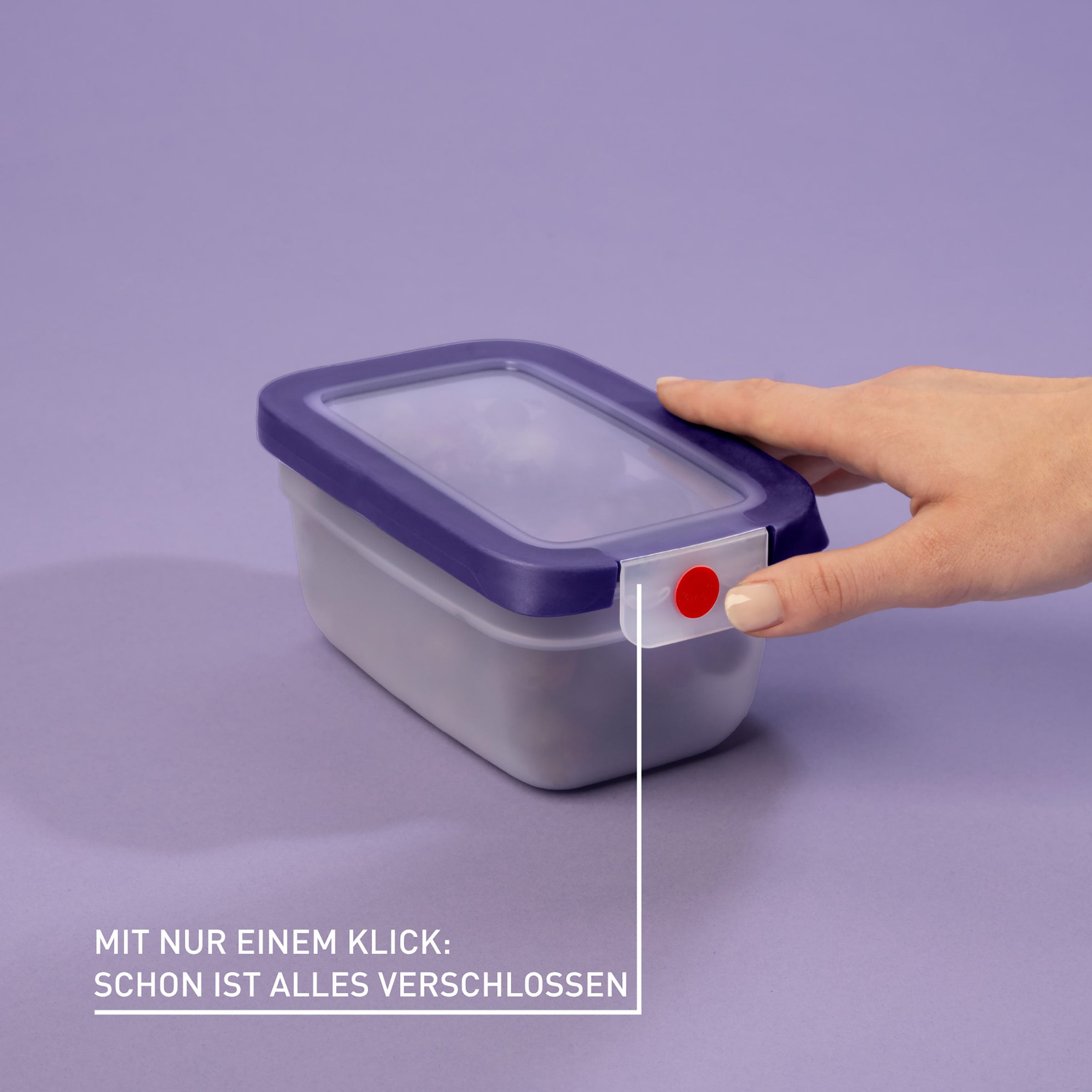 Emsa Frischhaltedose »oneClick« verschlossen mit nur 1 x Klick, 100% dicht, made in Germany