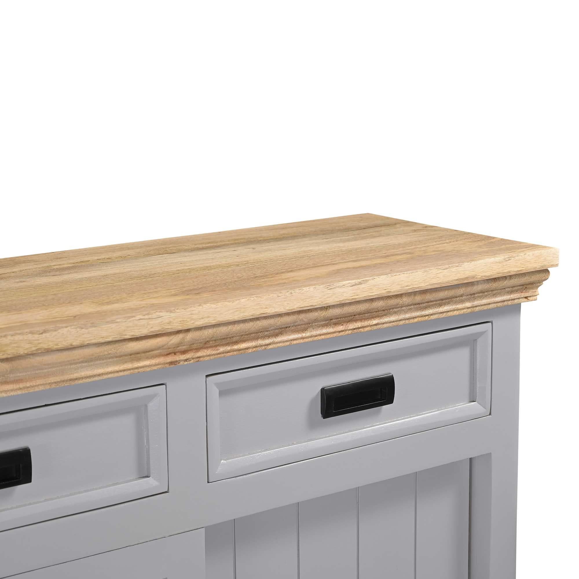 OTTO home Sideboard »Alpinist Kommode Breite/Tiefe/Höhe 160/40/90 cm« mit 3 Schiebetüren, handgefertigt, Unikat-Möbel, Breite 160 cm