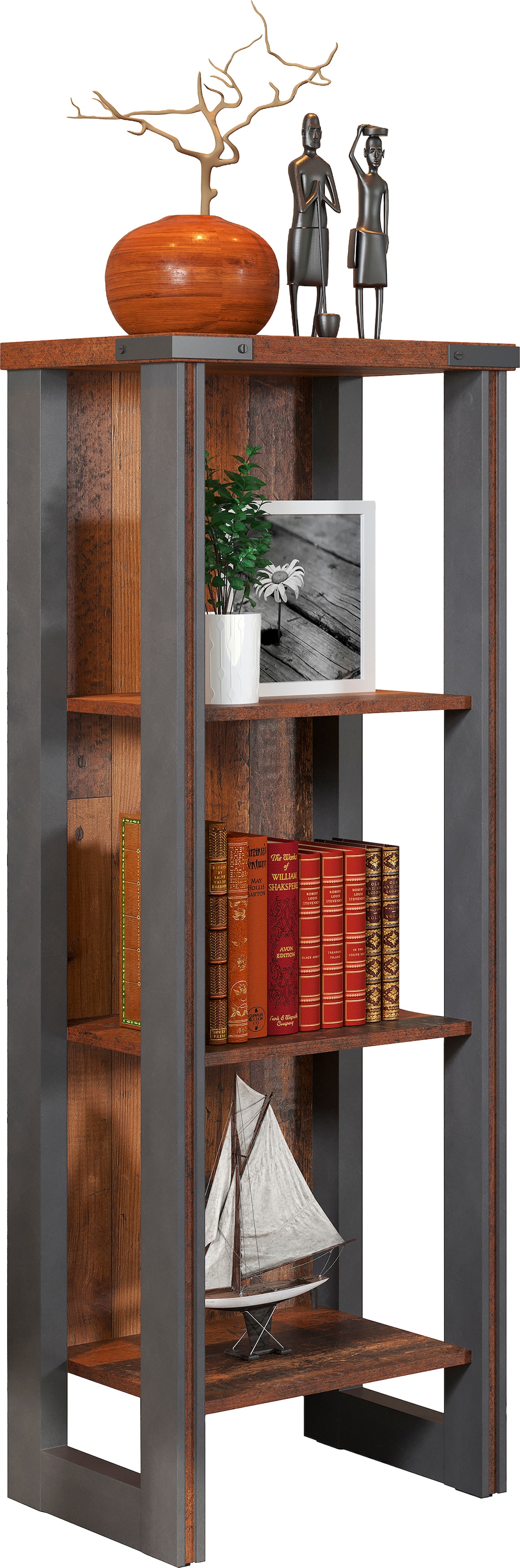 Home affaire Aktenregal »Bristol«, modernes Design, Bücherregal, Maße (B/T/H) 50/35/36 cm