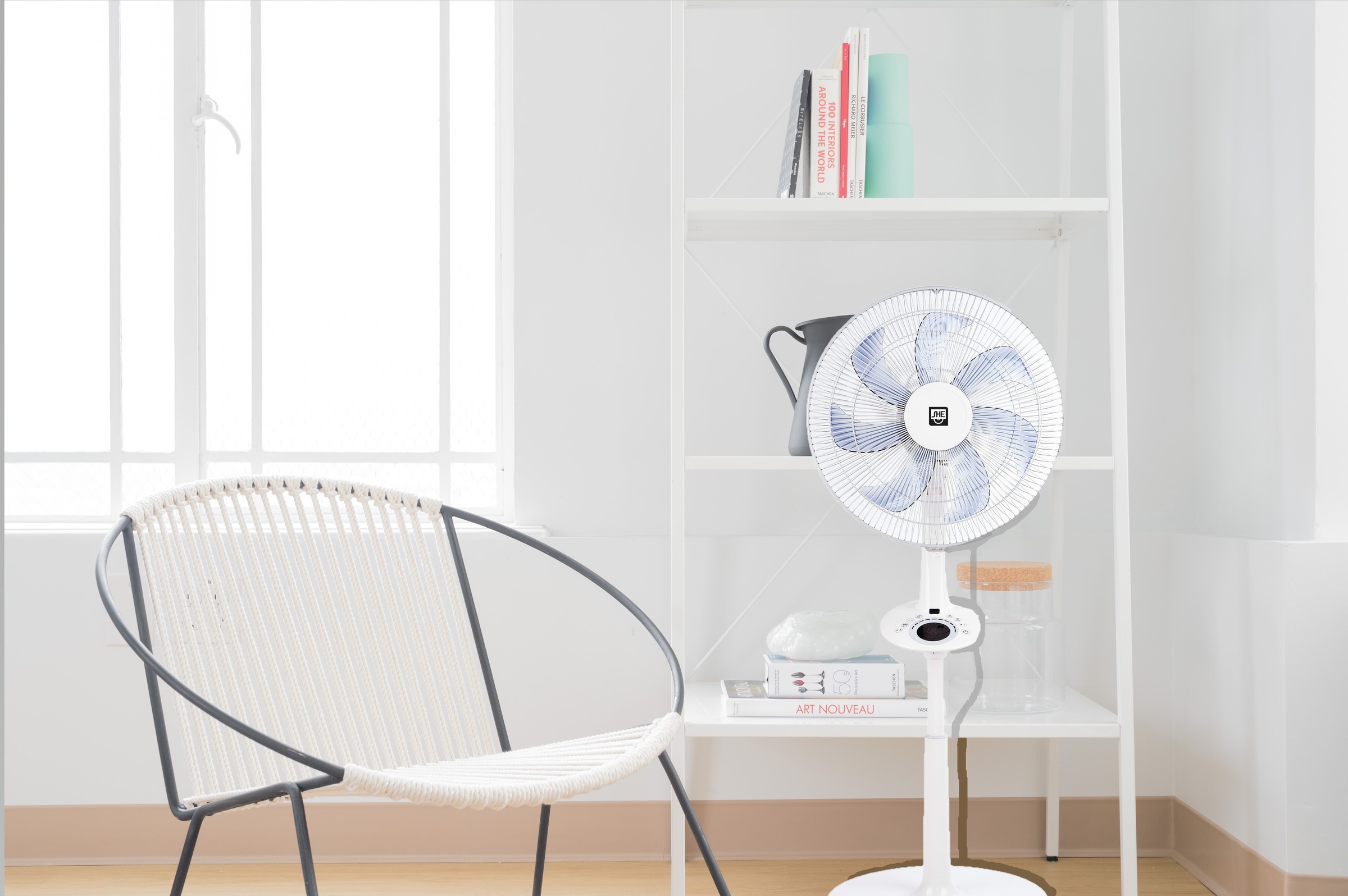 SHE Standventilator »SHE35ST1901SSF«, 35 cm Durchmesser