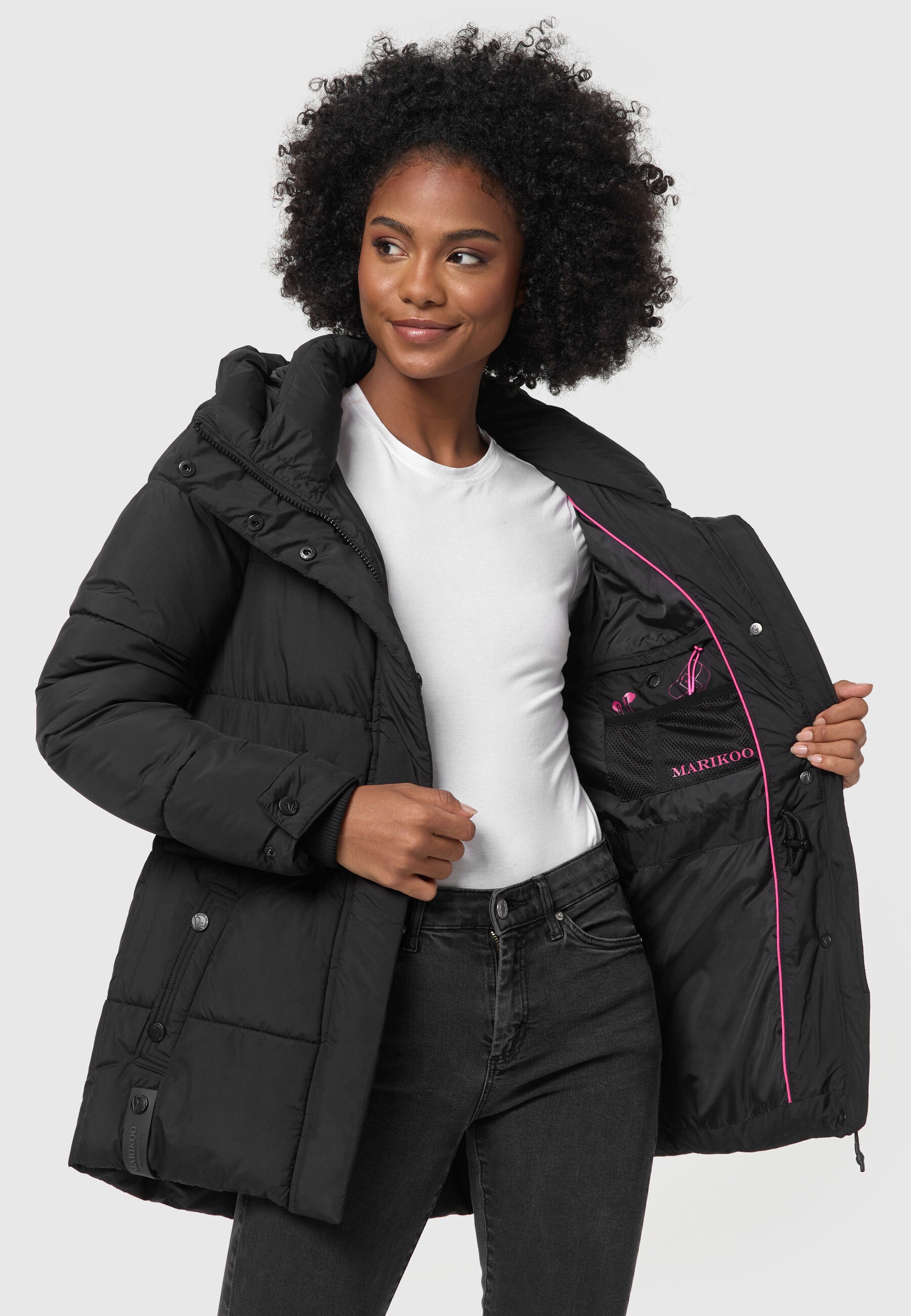 Marikoo Winterjacke »Marikoo Akumaa Damen Winterjacke B947«