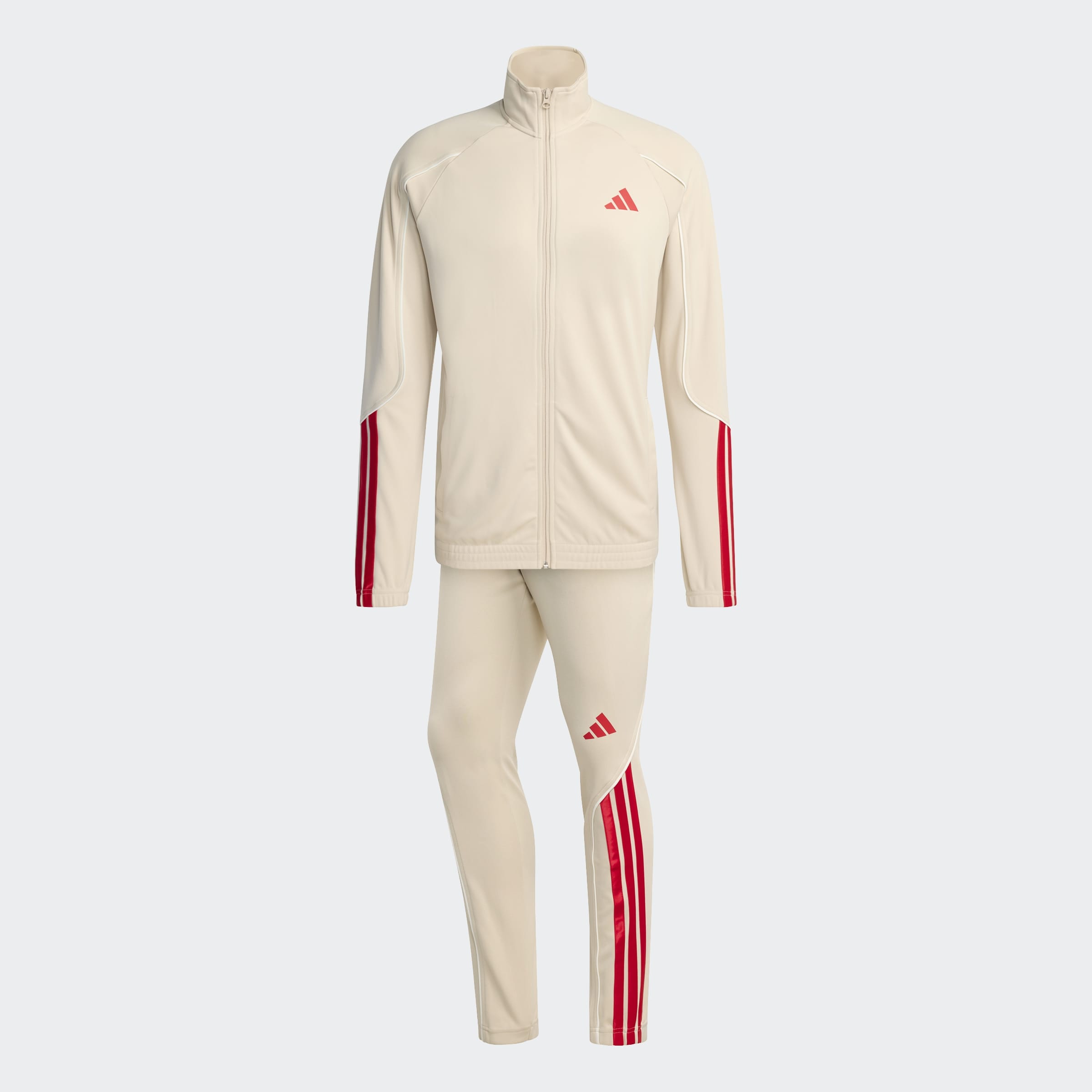 adidas Sportswear Trainingsanzug »STADIUM 3-STREIFEN« 2 tlg. zweiteiliges Set aus Jacke und Hose, aus leichtem Polyester