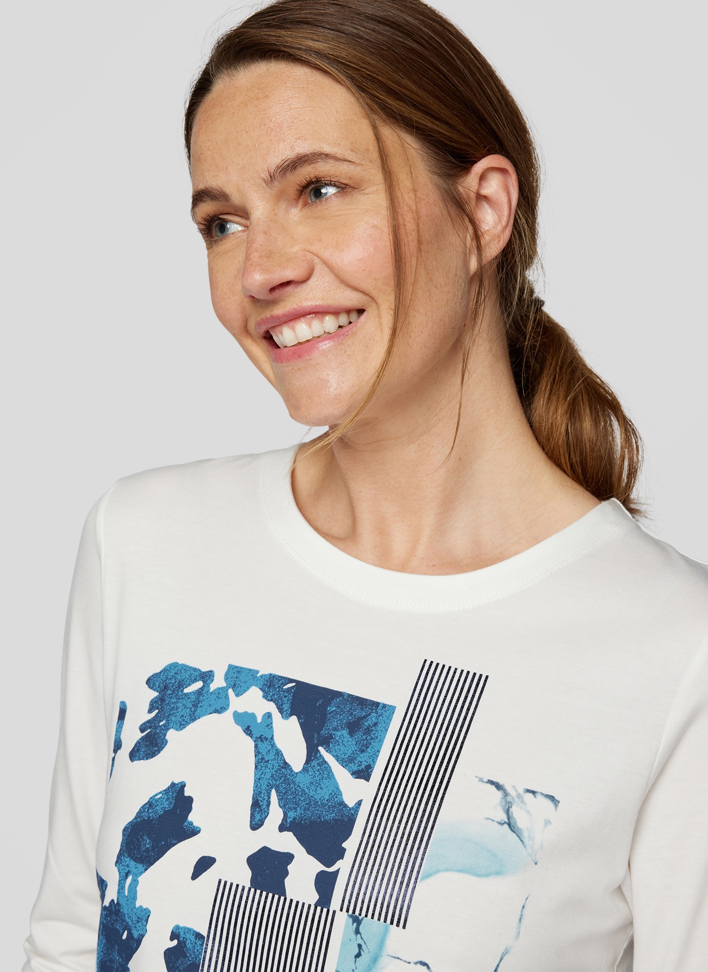 Rabe 3/4-Arm-Shirt, mit Print